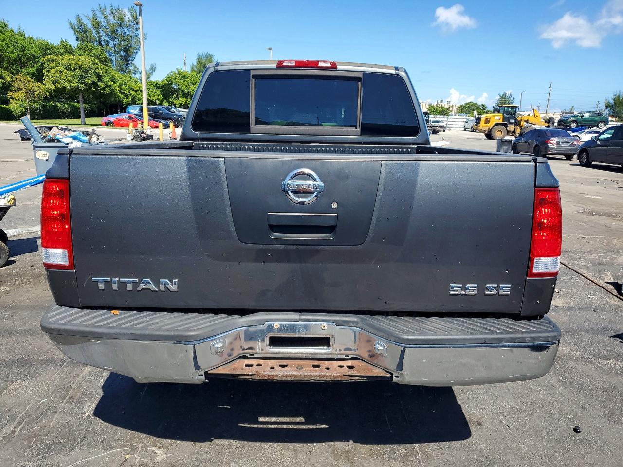 2006 Nissan Titan Xe Ffv Gray vin: 1N6BA07A46N538018