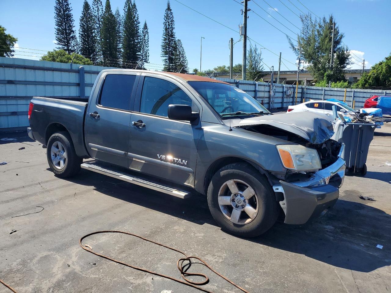 2006 Nissan Titan Xe Ffv Gray vin: 1N6BA07A46N538018