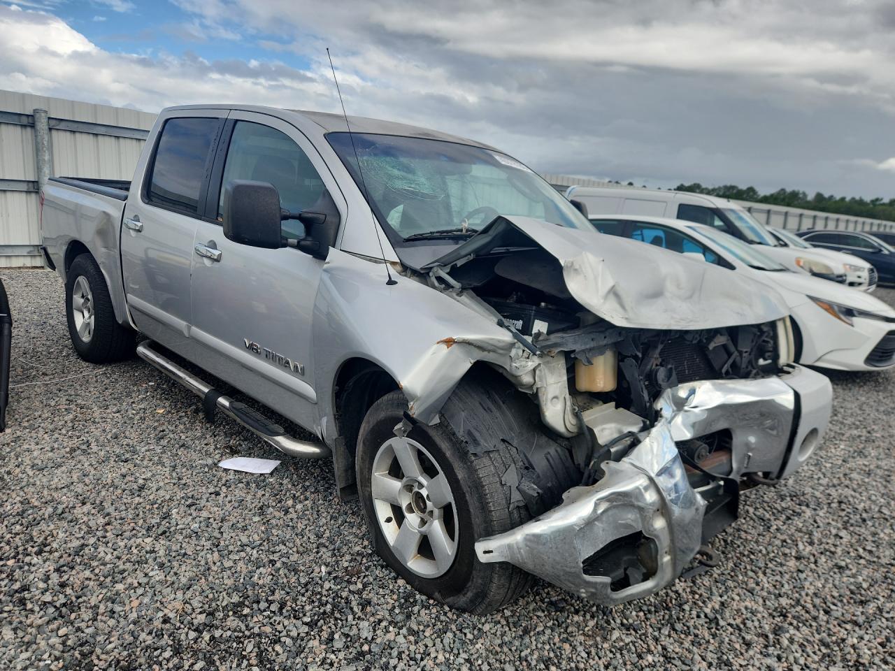 2006 Nissan Titan Xe Ffv Silver vin: 1N6BA07A46N568961
