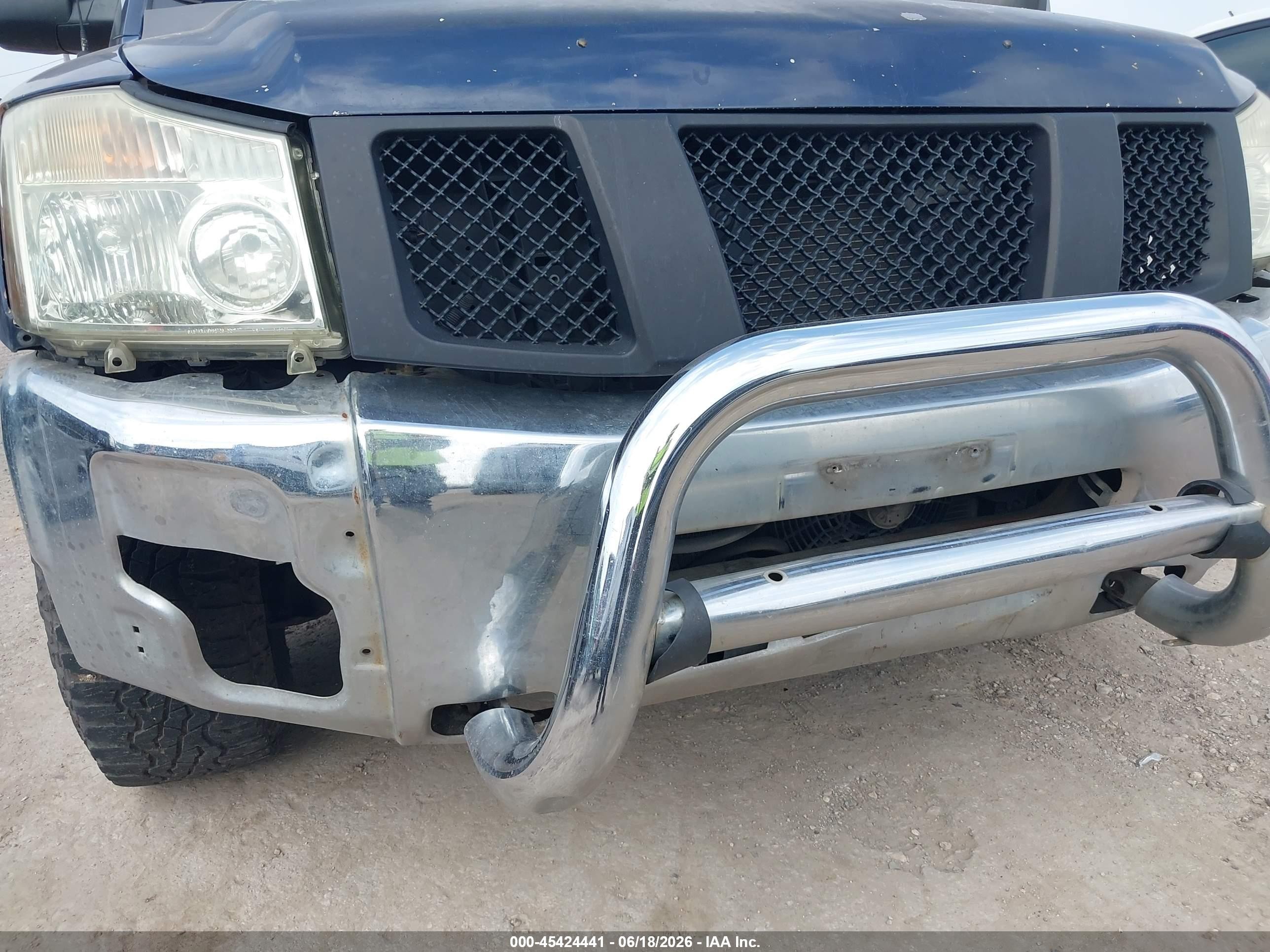 2007 Nissan Titan Xe Blue vin: 1N6BA07A47N239260