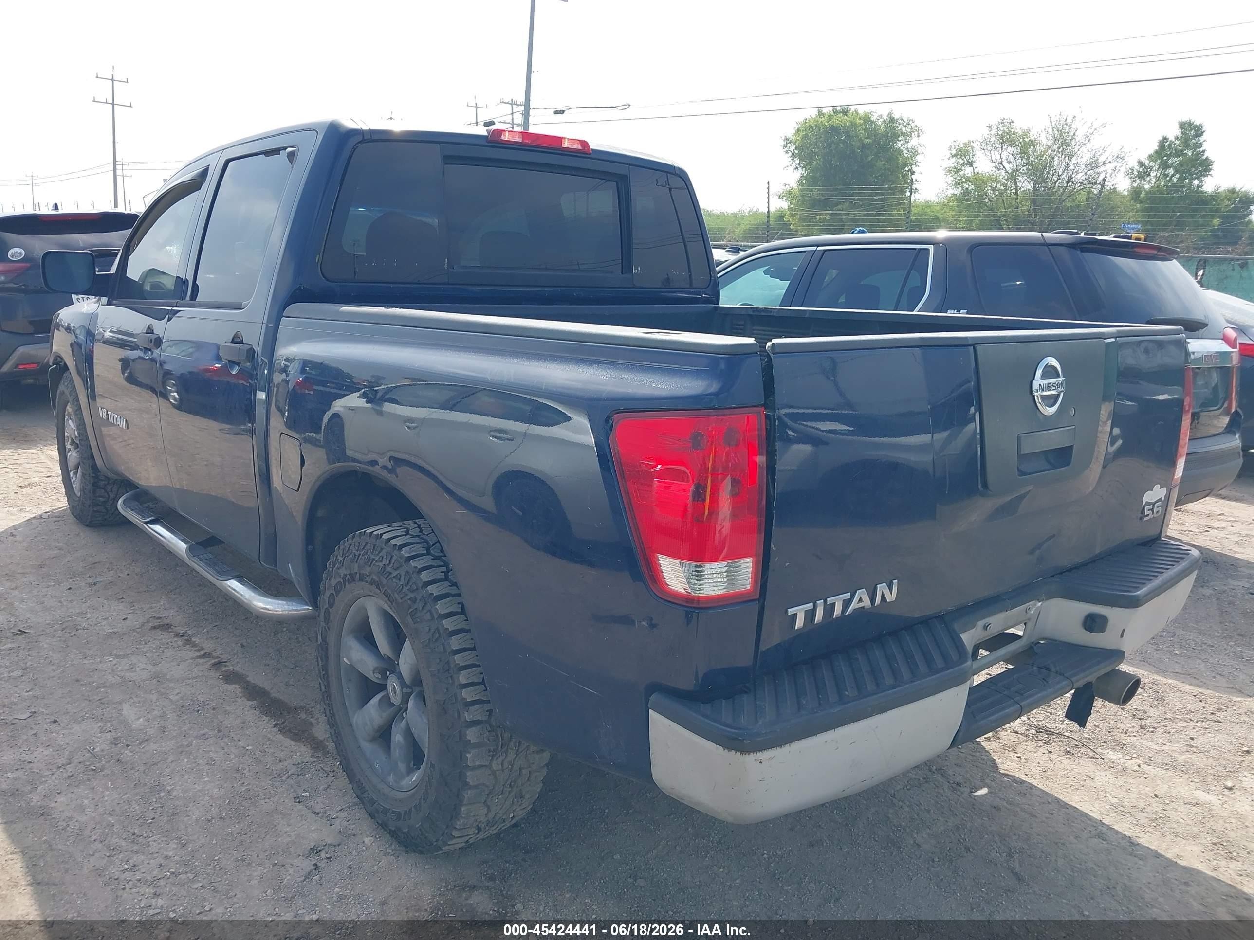2007 Nissan Titan Xe Blue vin: 1N6BA07A47N239260