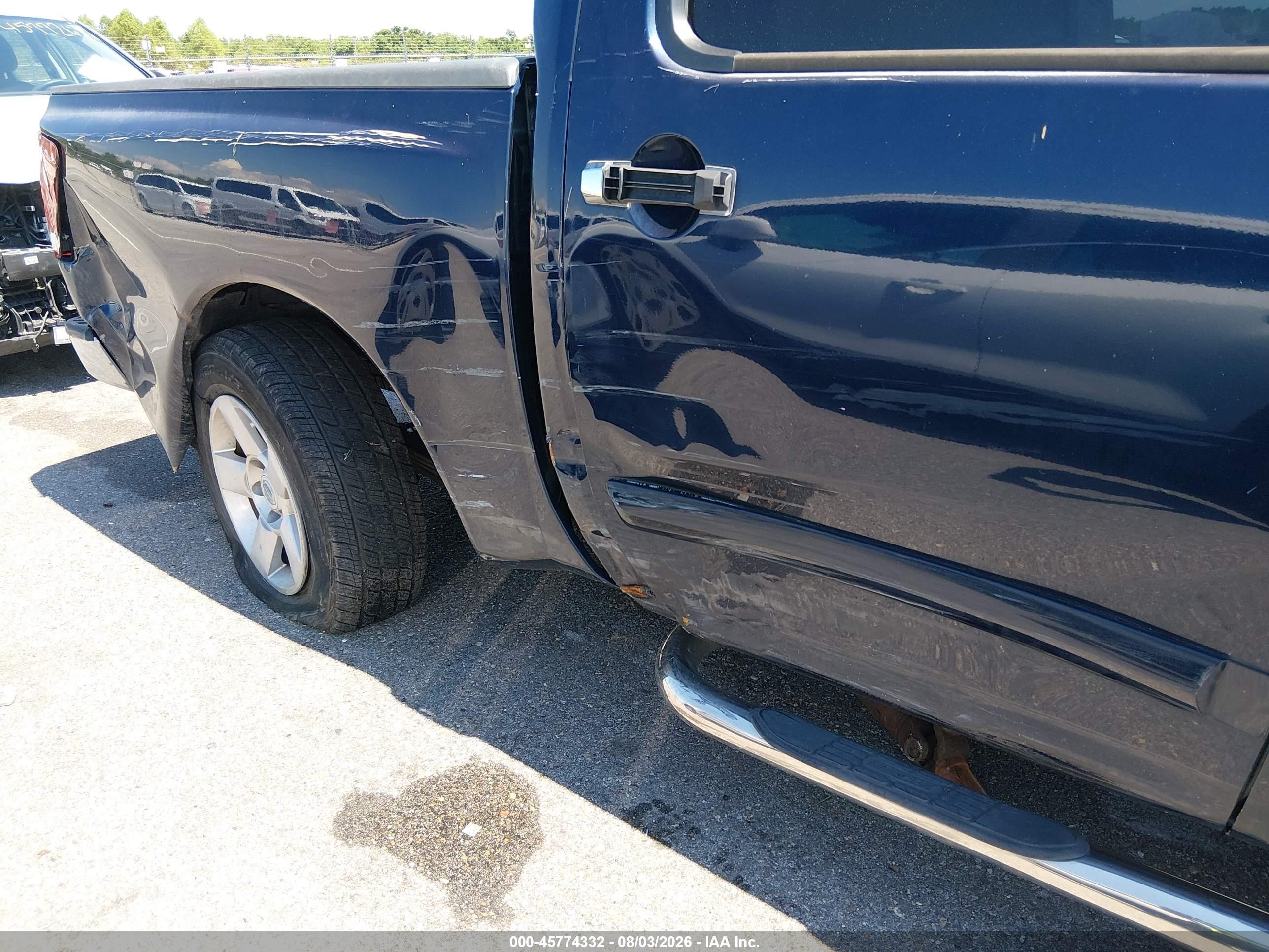 2007 Nissan Titan Se Blue vin: 1N6BA07A47N239470