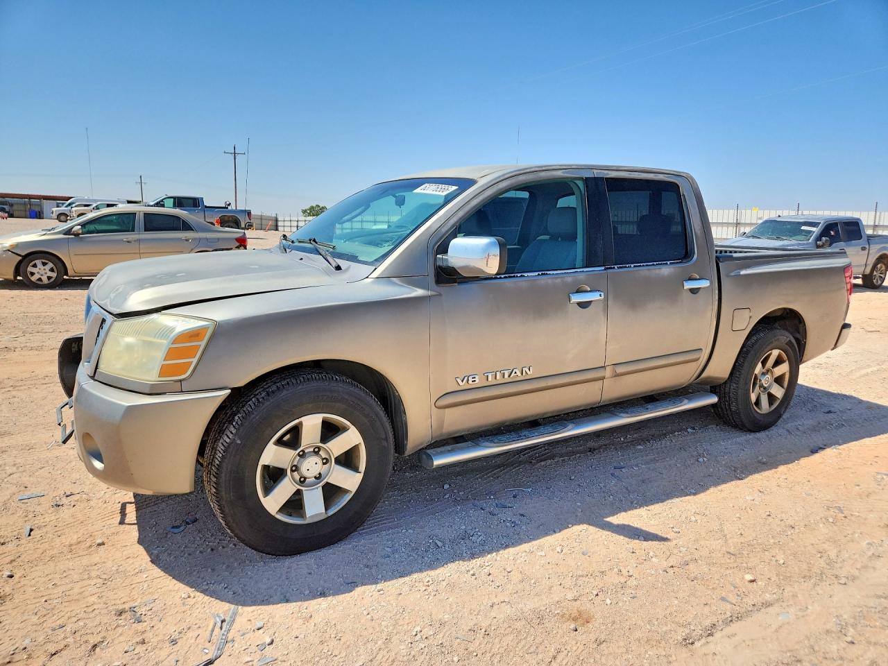 2006 Nissan Titan Xe Ffv Tan vin: 1N6BA07A56N502581