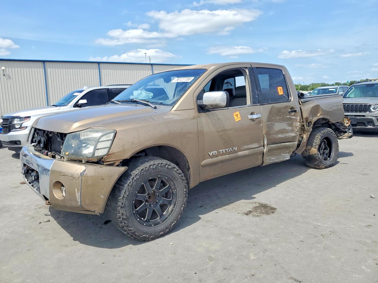 2005 Nissan Titan Xe Tan vin: 1N6BA07A65N536463