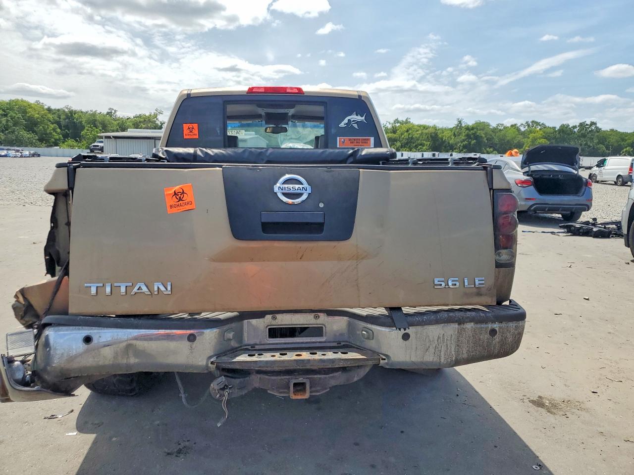 2005 Nissan Titan Xe Tan vin: 1N6BA07A65N536463