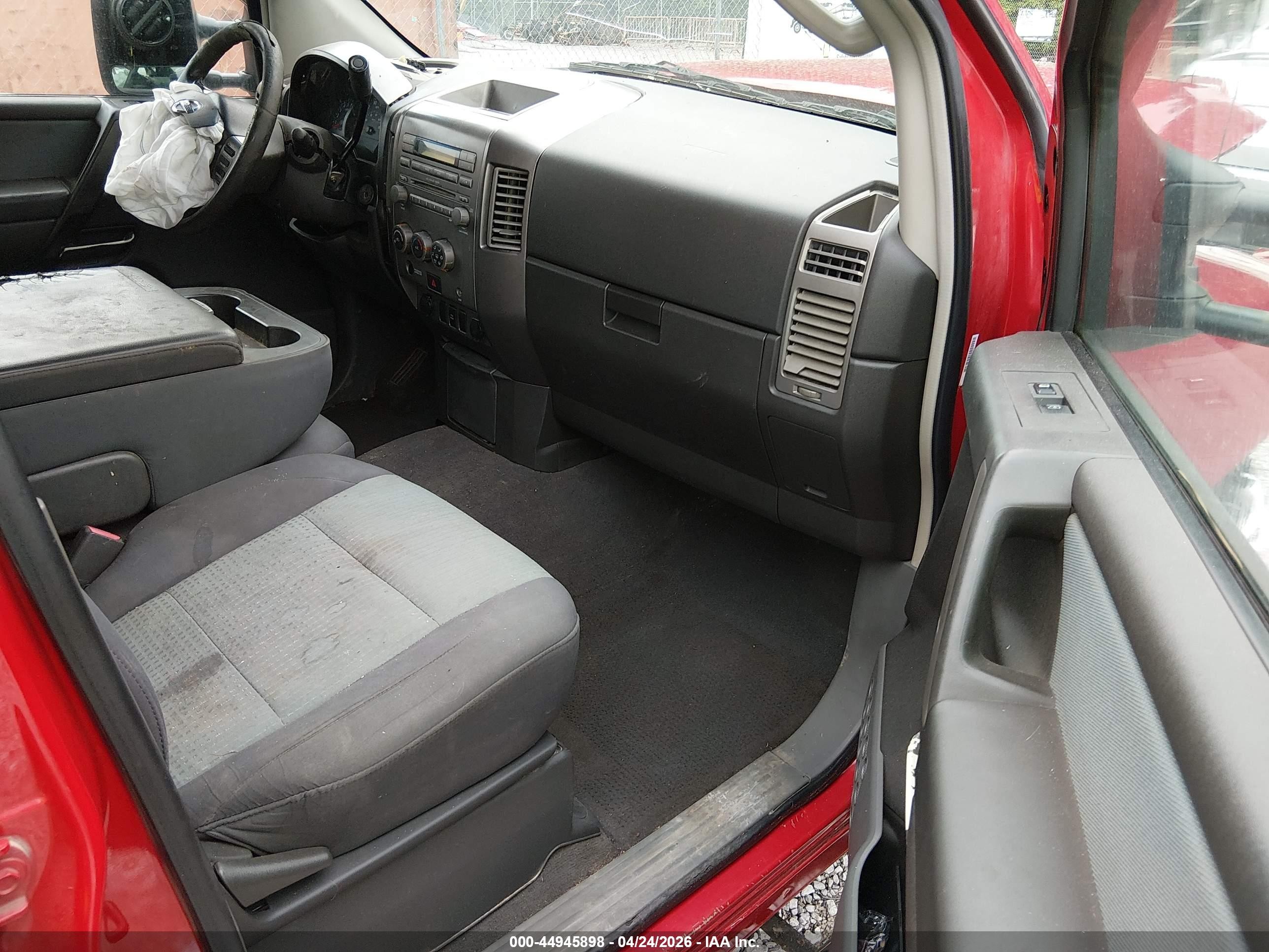 2006 Nissan Titan Se Красный vin: 1N6BA07A66N532222