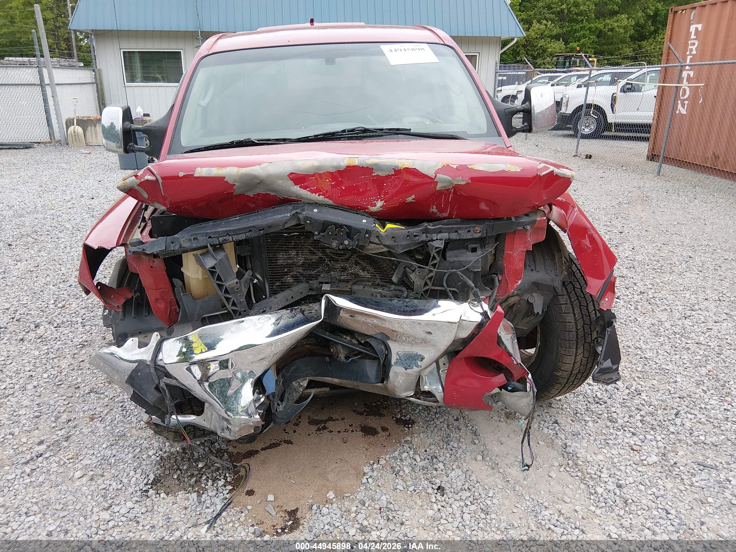 2006 Nissan Titan Se Красный vin: 1N6BA07A66N532222