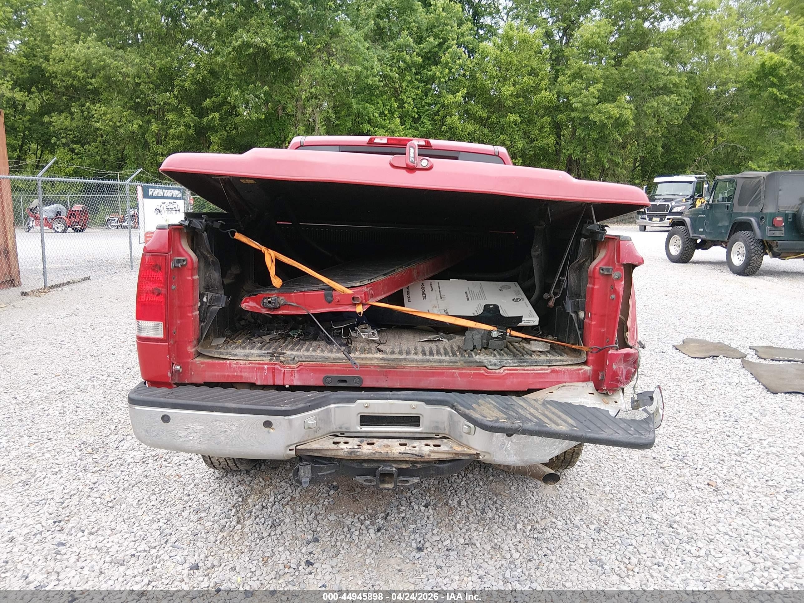 2006 Nissan Titan Se Красный vin: 1N6BA07A66N532222