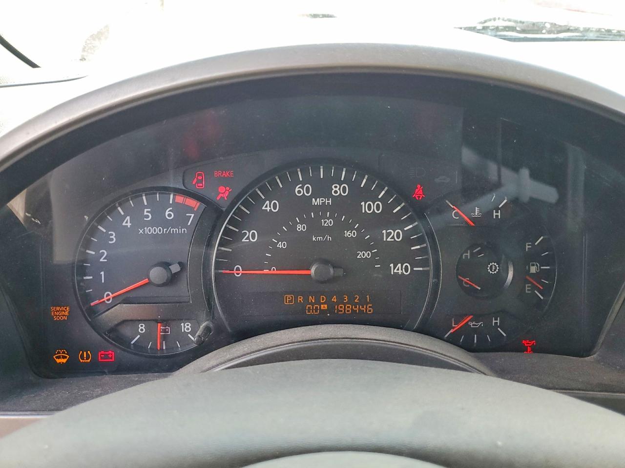 2007 Nissan Titan Xe Ffv Red vin: 1N6BA07A67N219091