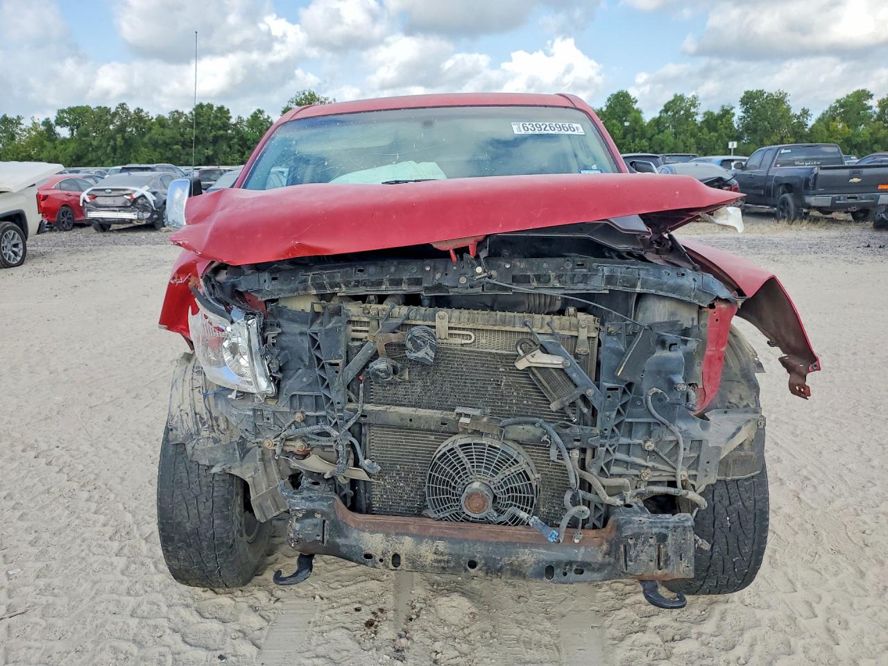 2007 Nissan Titan Xe Ffv Red vin: 1N6BA07A67N219091