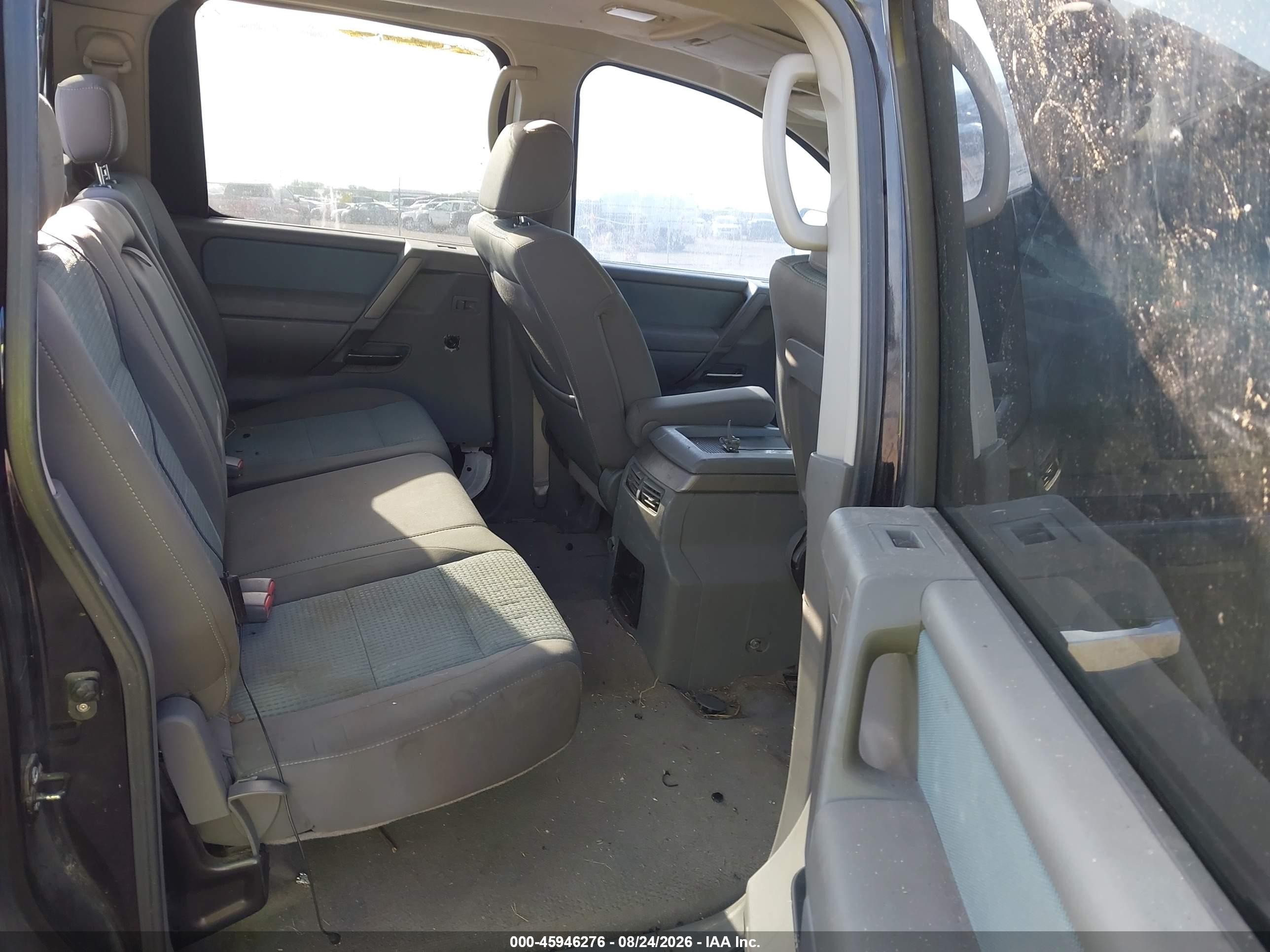 2005 Nissan Titan Se Черный vin: 1N6BA07A75N579225