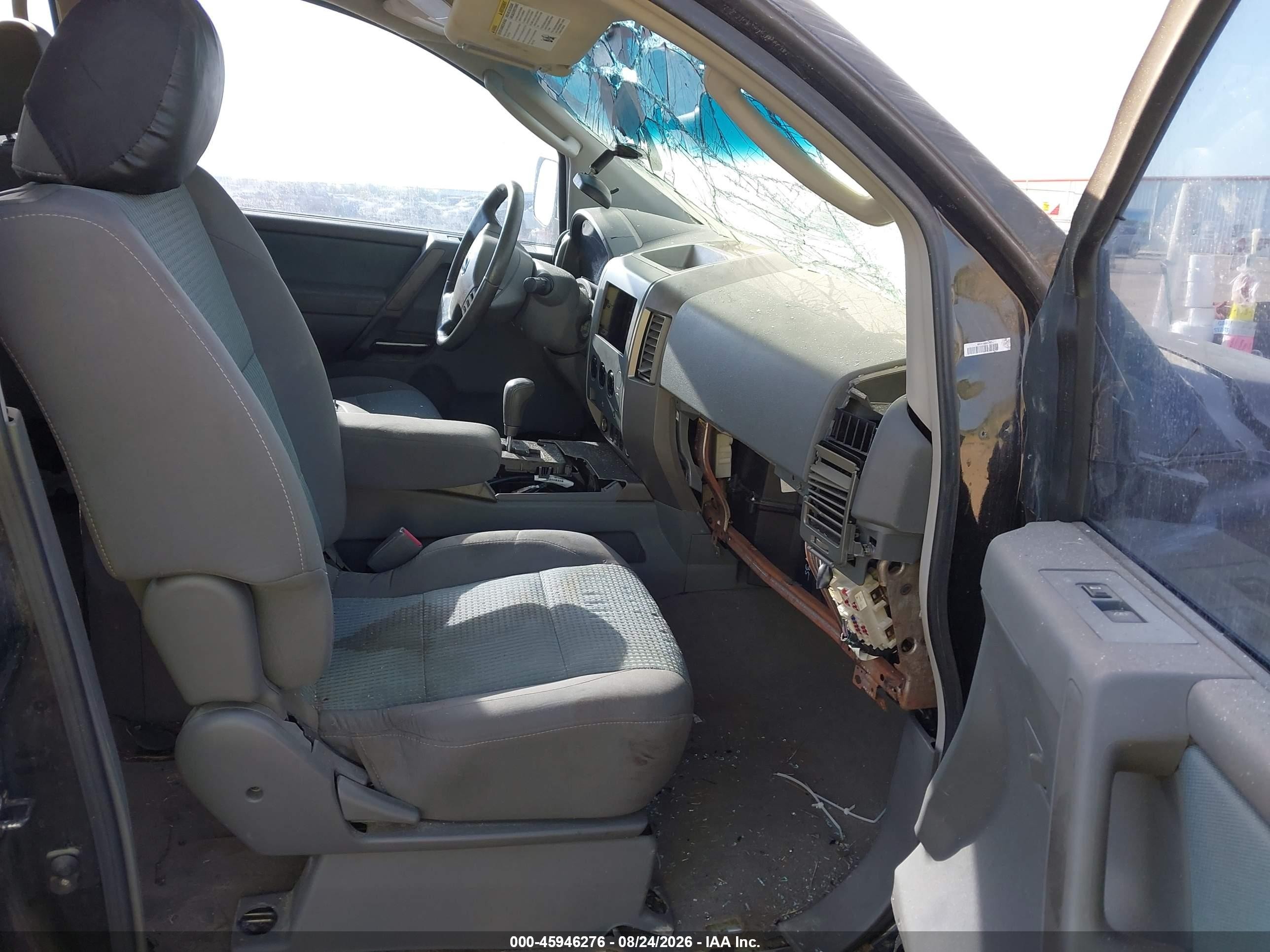 2005 Nissan Titan Se Черный vin: 1N6BA07A75N579225