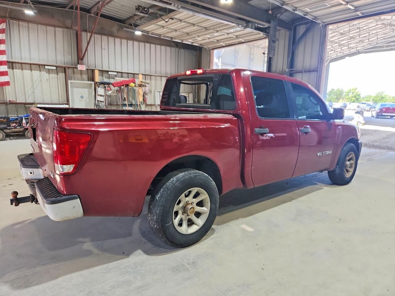2006 Nissan Titan Xe Ffv Maroon vin: 1N6BA07A76N506177