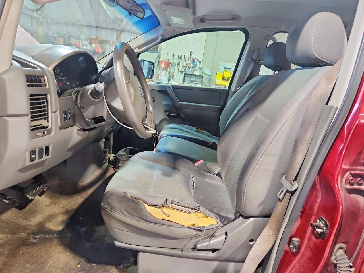 2006 Nissan Titan Xe Ffv Maroon vin: 1N6BA07A76N506177