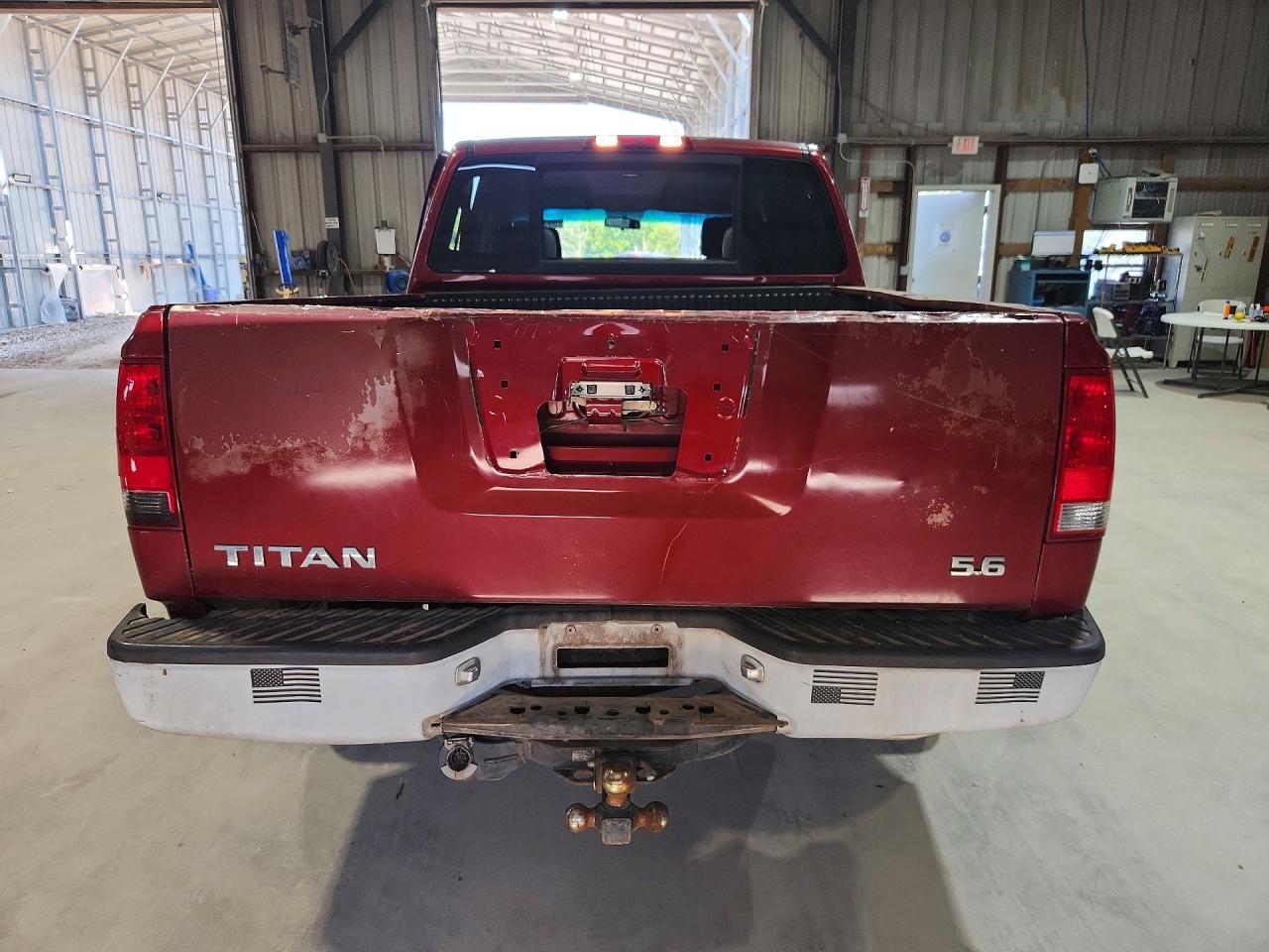 2006 Nissan Titan Xe Ffv Maroon vin: 1N6BA07A76N506177