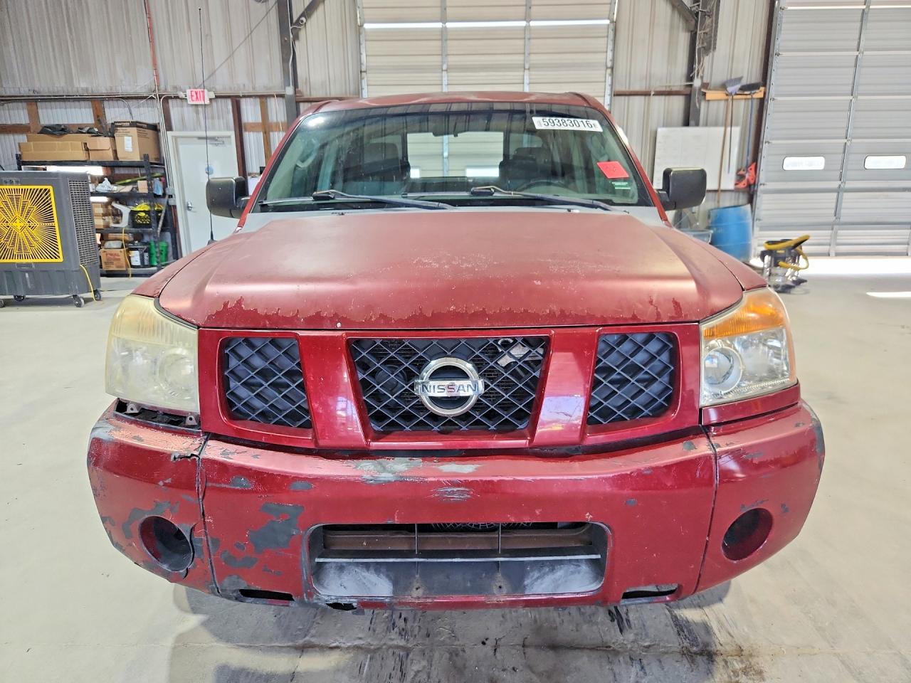 2006 Nissan Titan Xe Ffv Maroon vin: 1N6BA07A76N506177