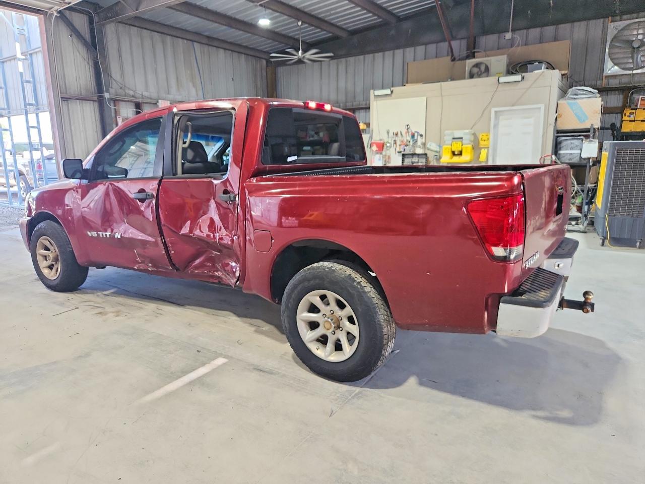2006 Nissan Titan Xe Ffv Maroon vin: 1N6BA07A76N506177