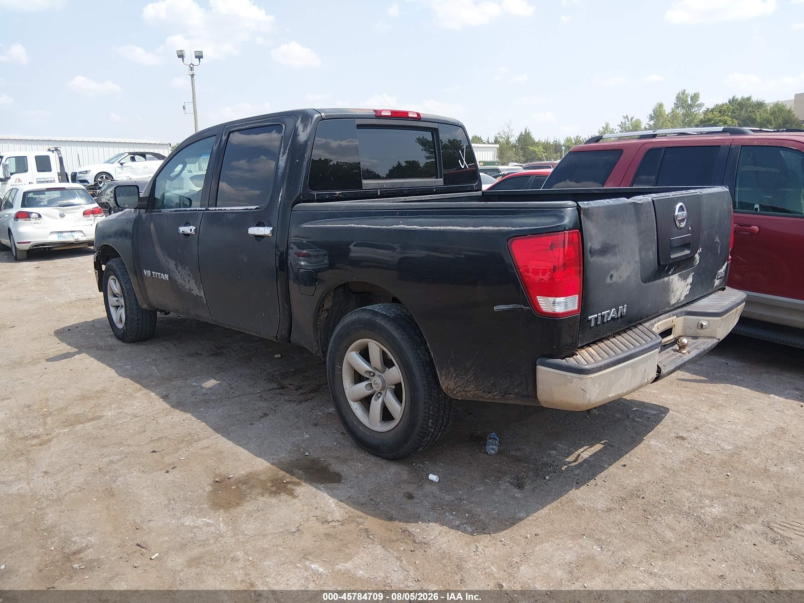 2006 Nissan Titan Xe Black vin: 1N6BA07A76N509919