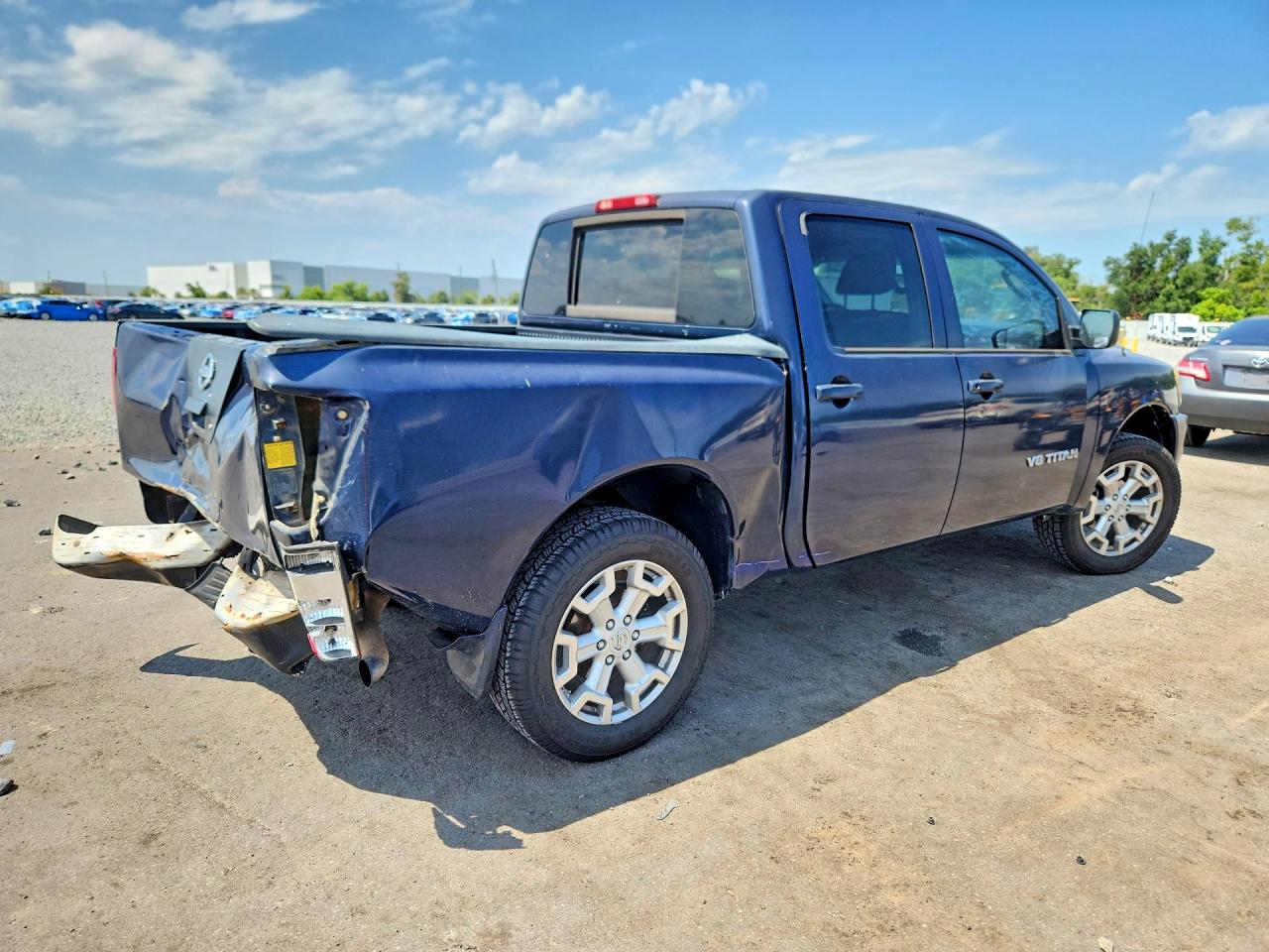 2006 Nissan Titan Xe Ffv Blue vin: 1N6BA07A76N564161