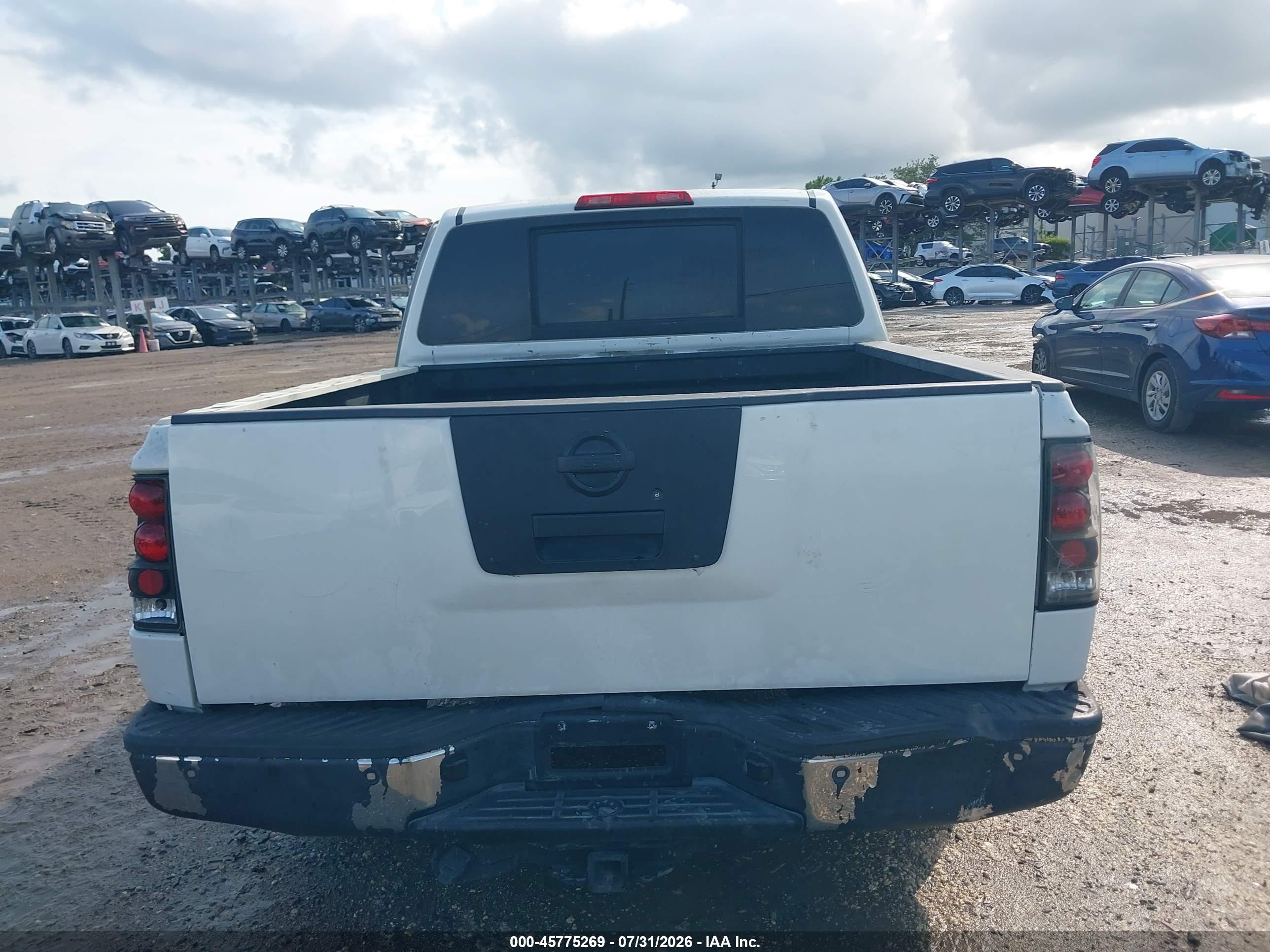 2007 Nissan Titan Se White vin: 1N6BA07A77N229547