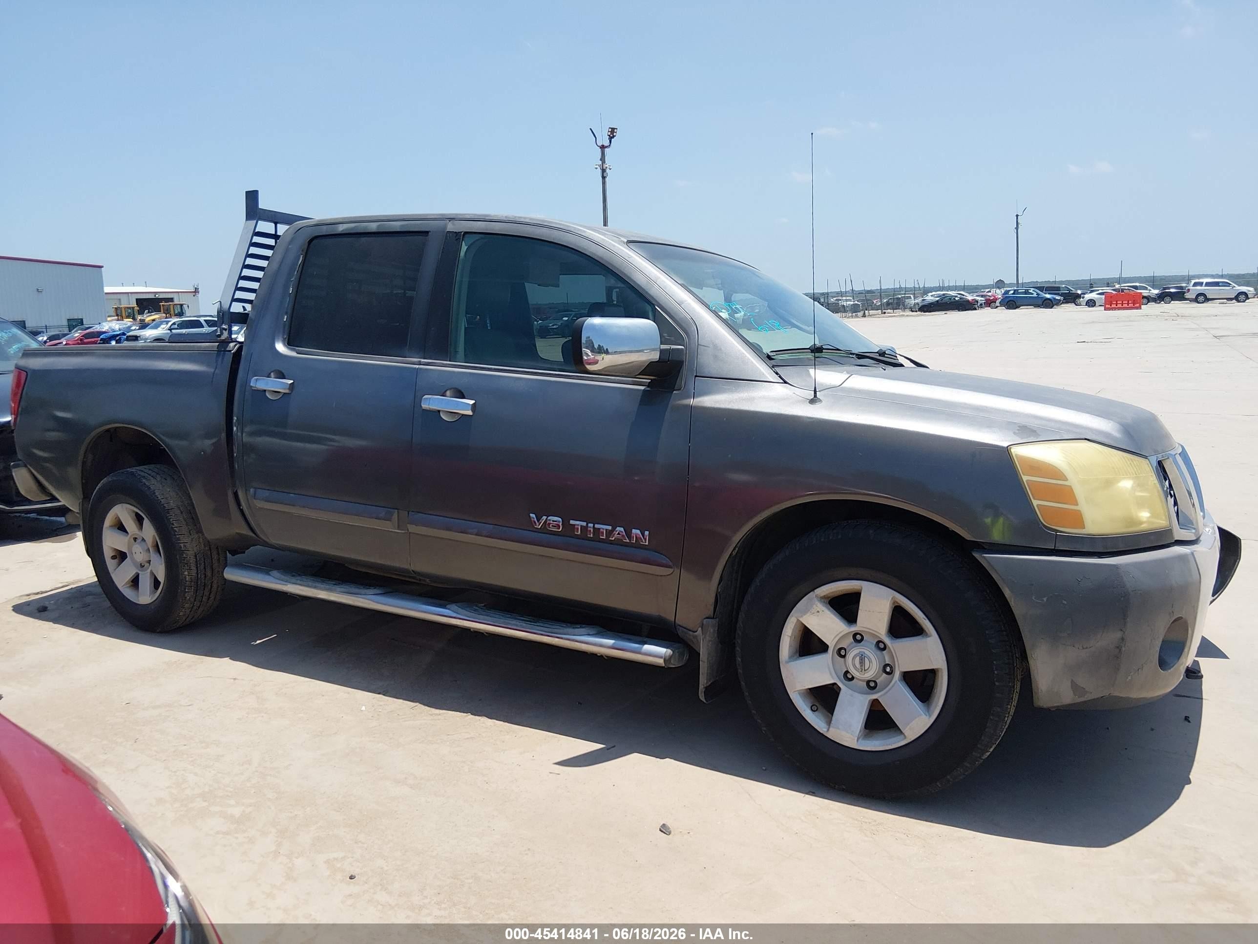 2006 Nissan Titan Le Gray vin: 1N6BA07A86N512974