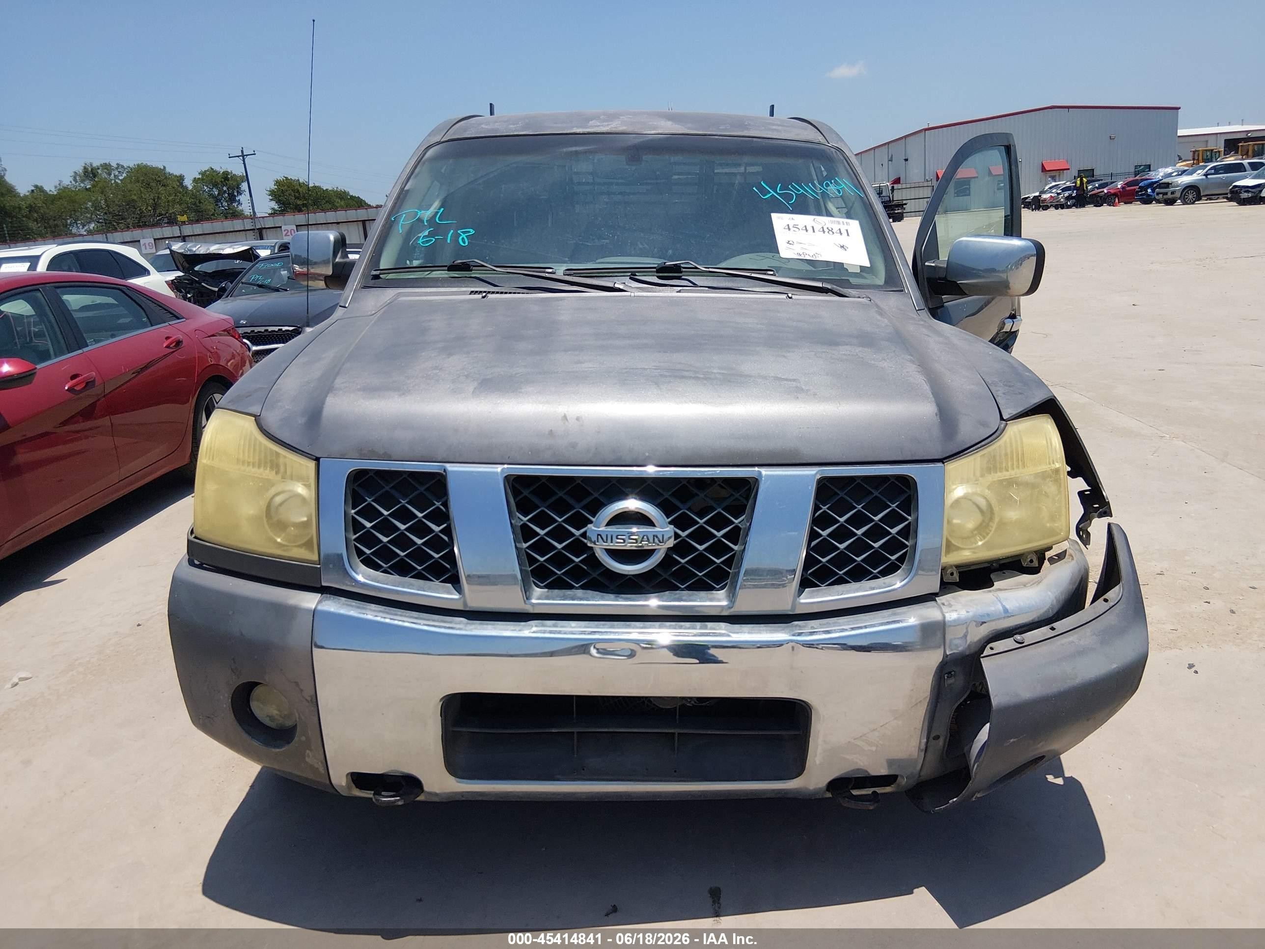 2006 Nissan Titan Le Gray vin: 1N6BA07A86N512974
