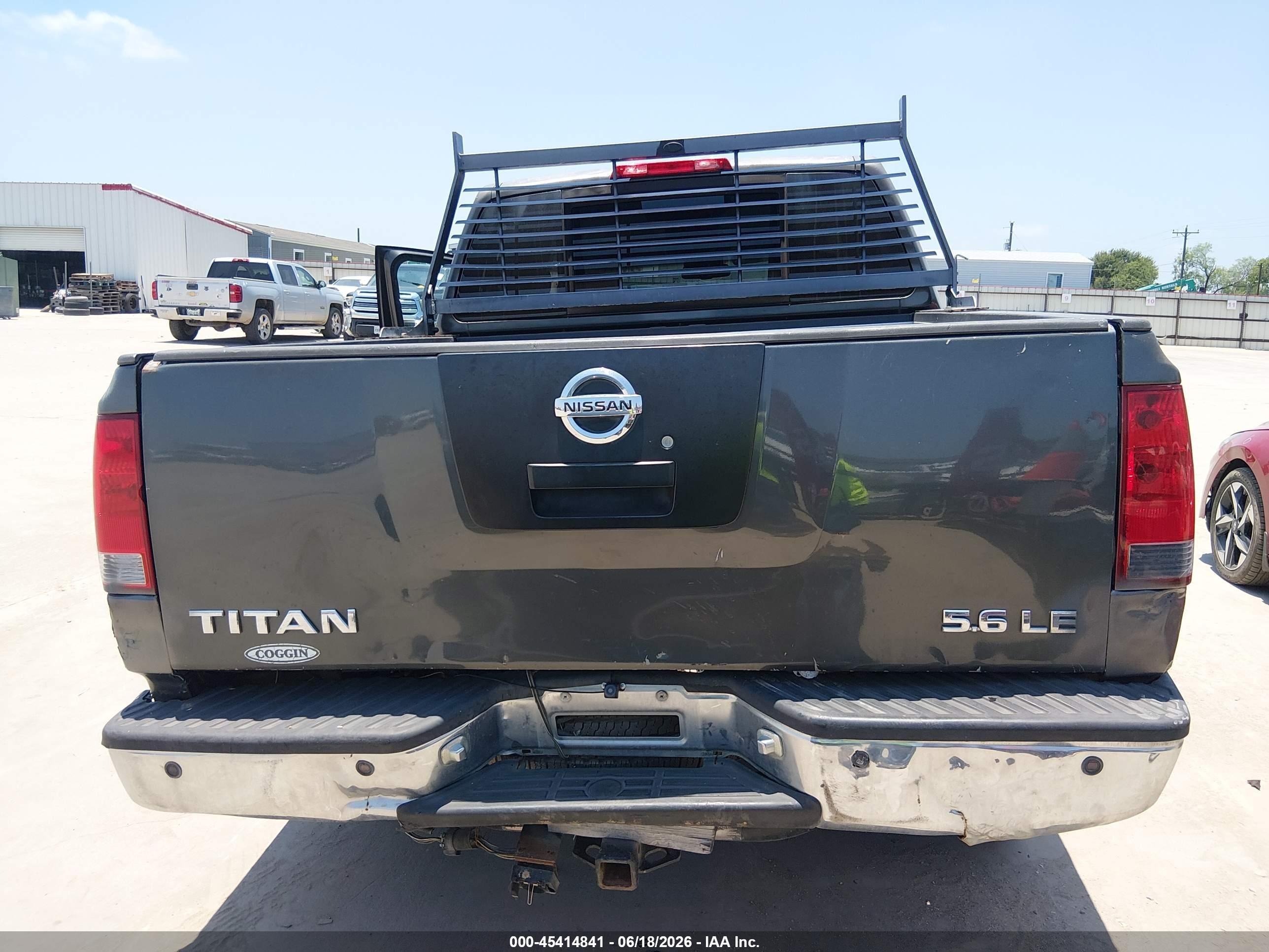 2006 Nissan Titan Le Gray vin: 1N6BA07A86N512974