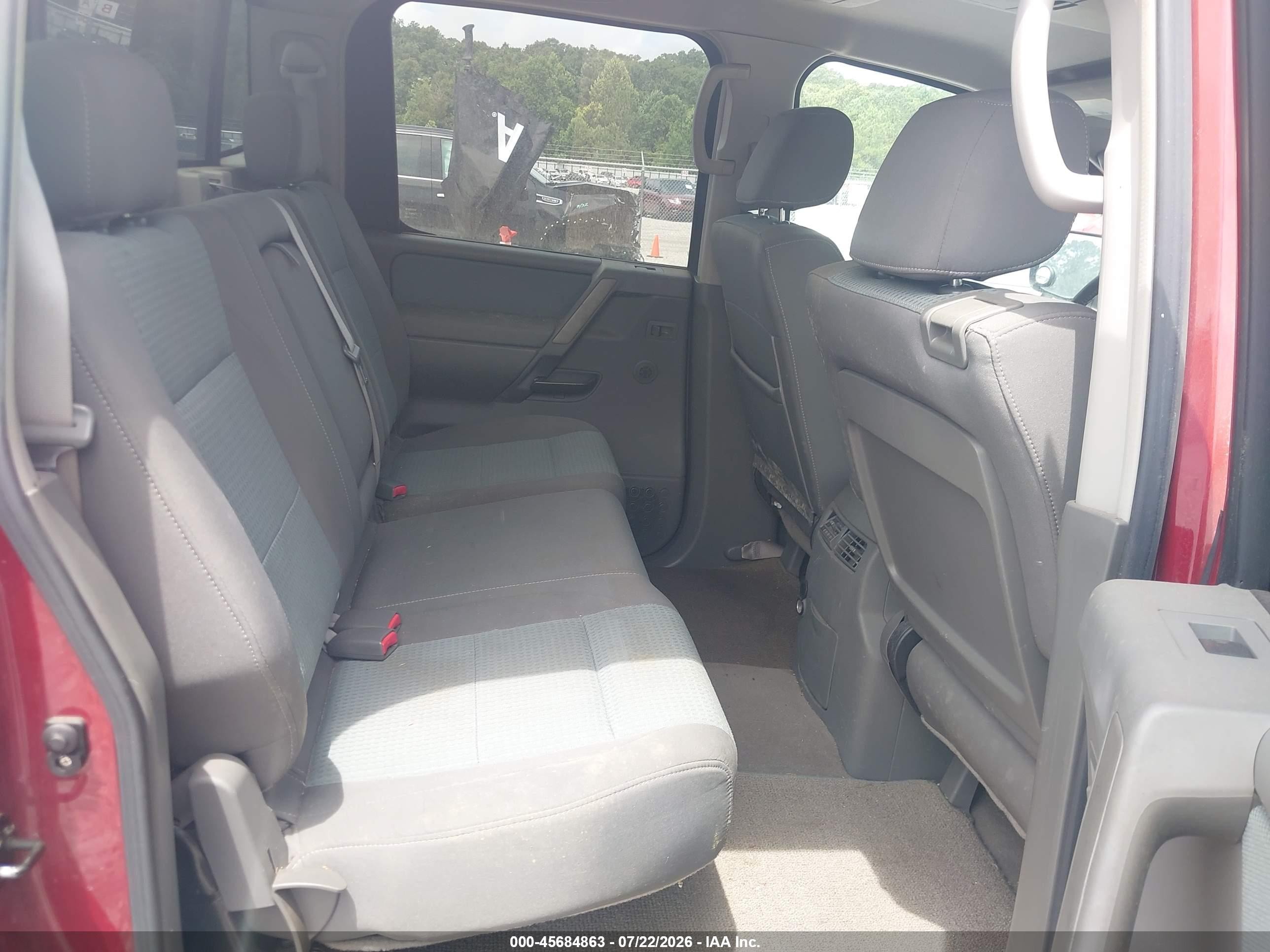 2006 Nissan Titan Se Красный vin: 1N6BA07A86N537194