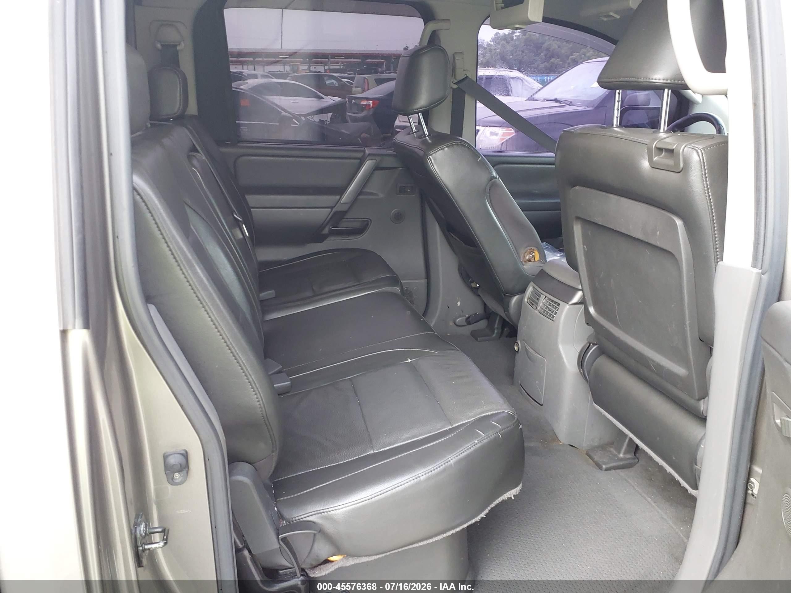 2007 Nissan Titan Le Коричневый vin: 1N6BA07A87N228827