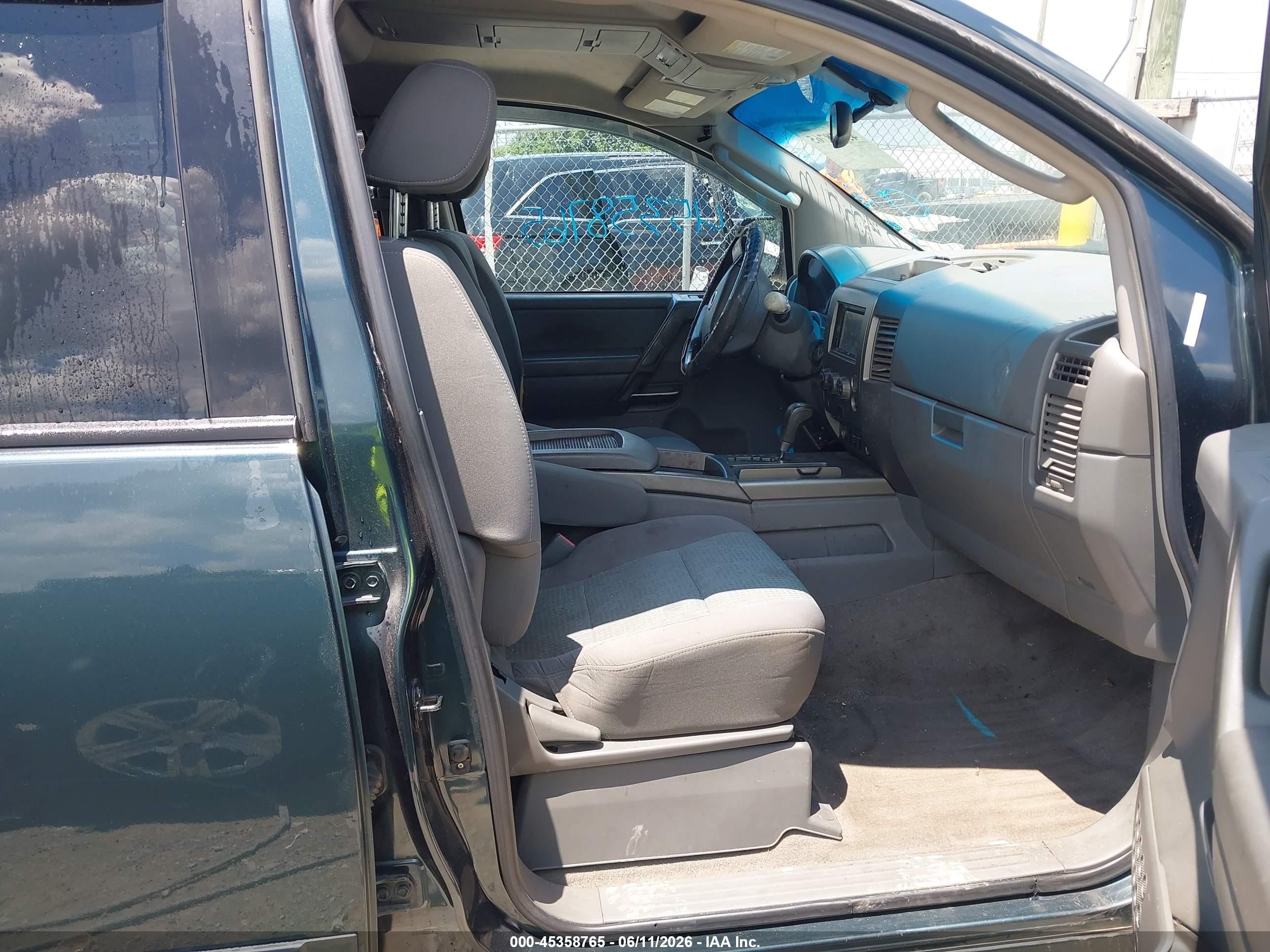 2005 Nissan Titan Se Green vin: 1N6BA07A95N554388