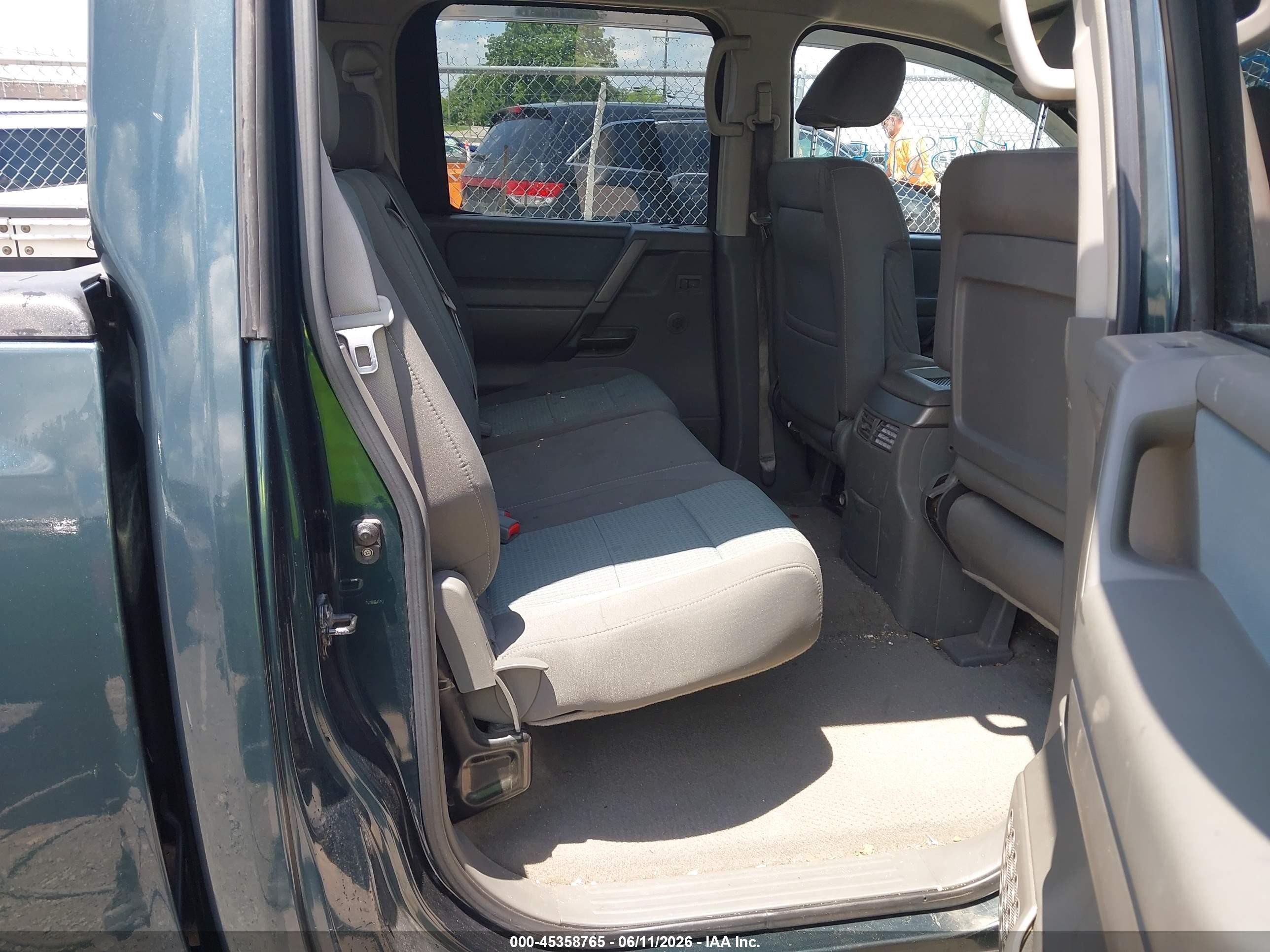 2005 Nissan Titan Se Green vin: 1N6BA07A95N554388