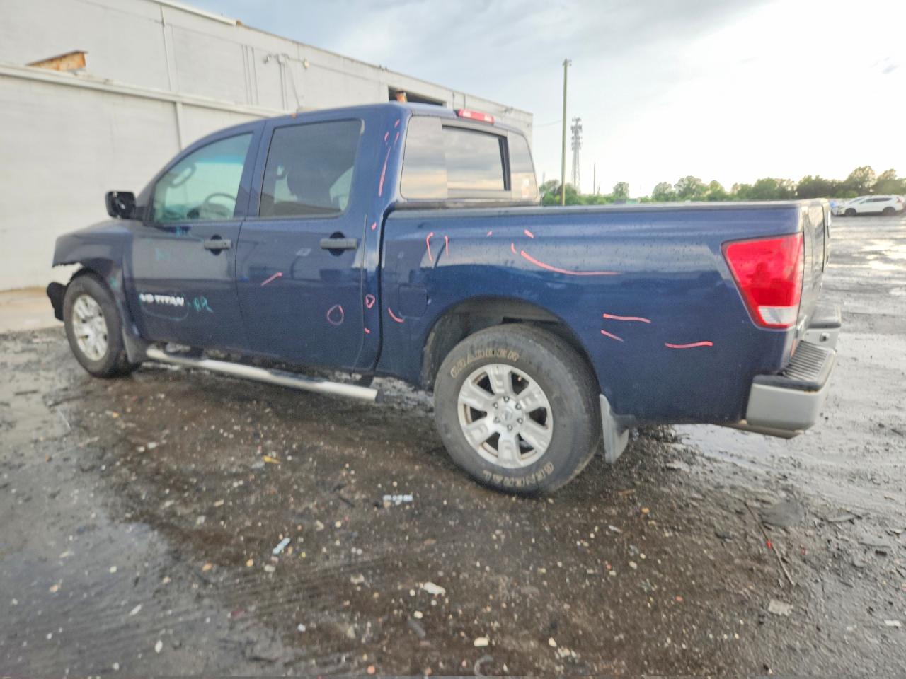 2006 Nissan Titan Xe Ffv Blue vin: 1N6BA07A96N563478