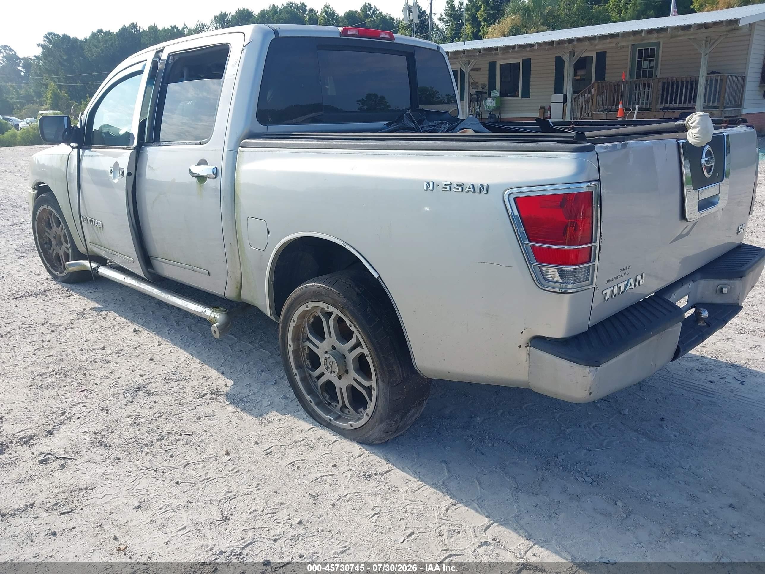 2006 Nissan Titan Xe Gray vin: 1N6BA07AX6N520302