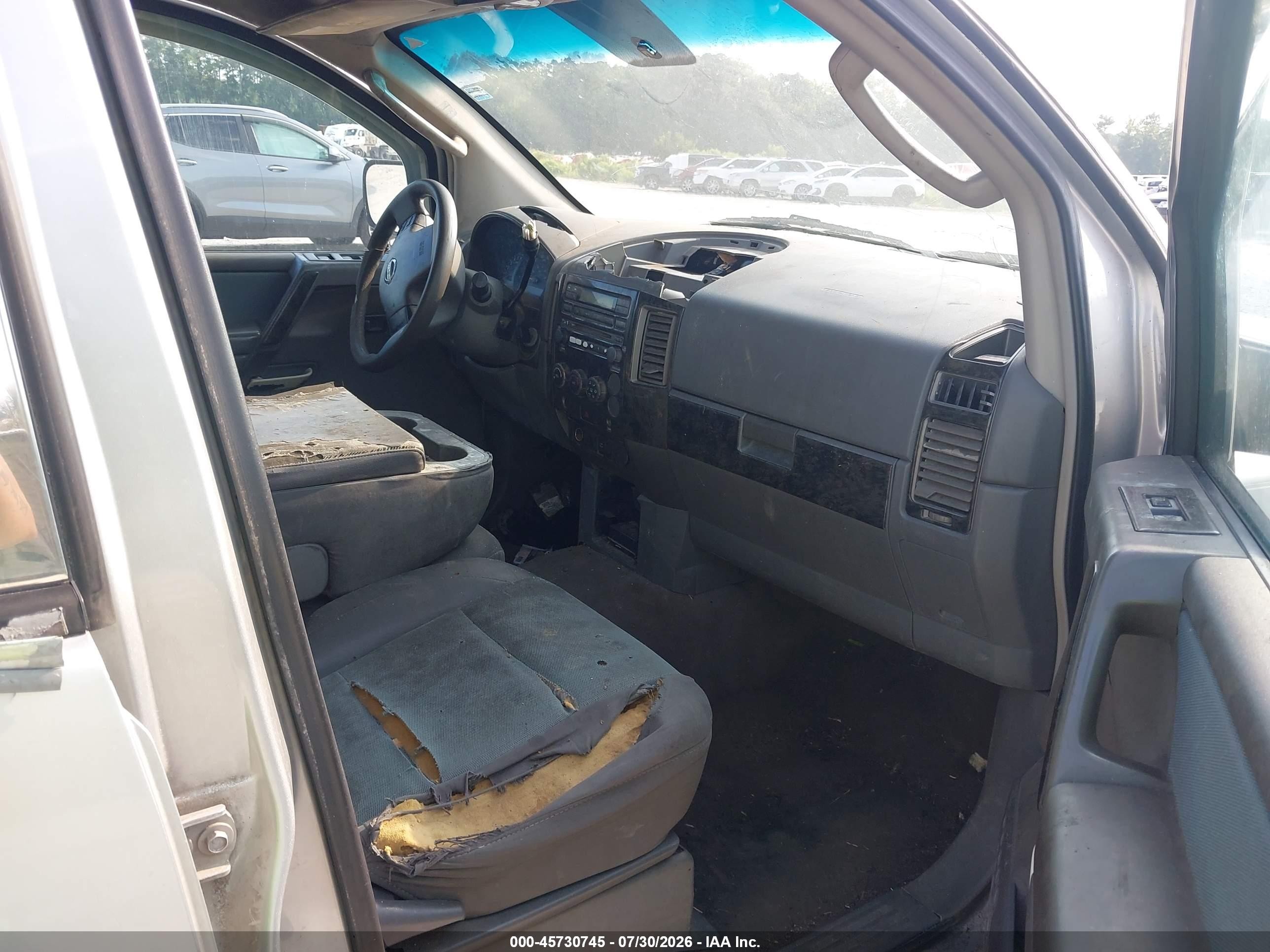 2006 Nissan Titan Xe Gray vin: 1N6BA07AX6N520302