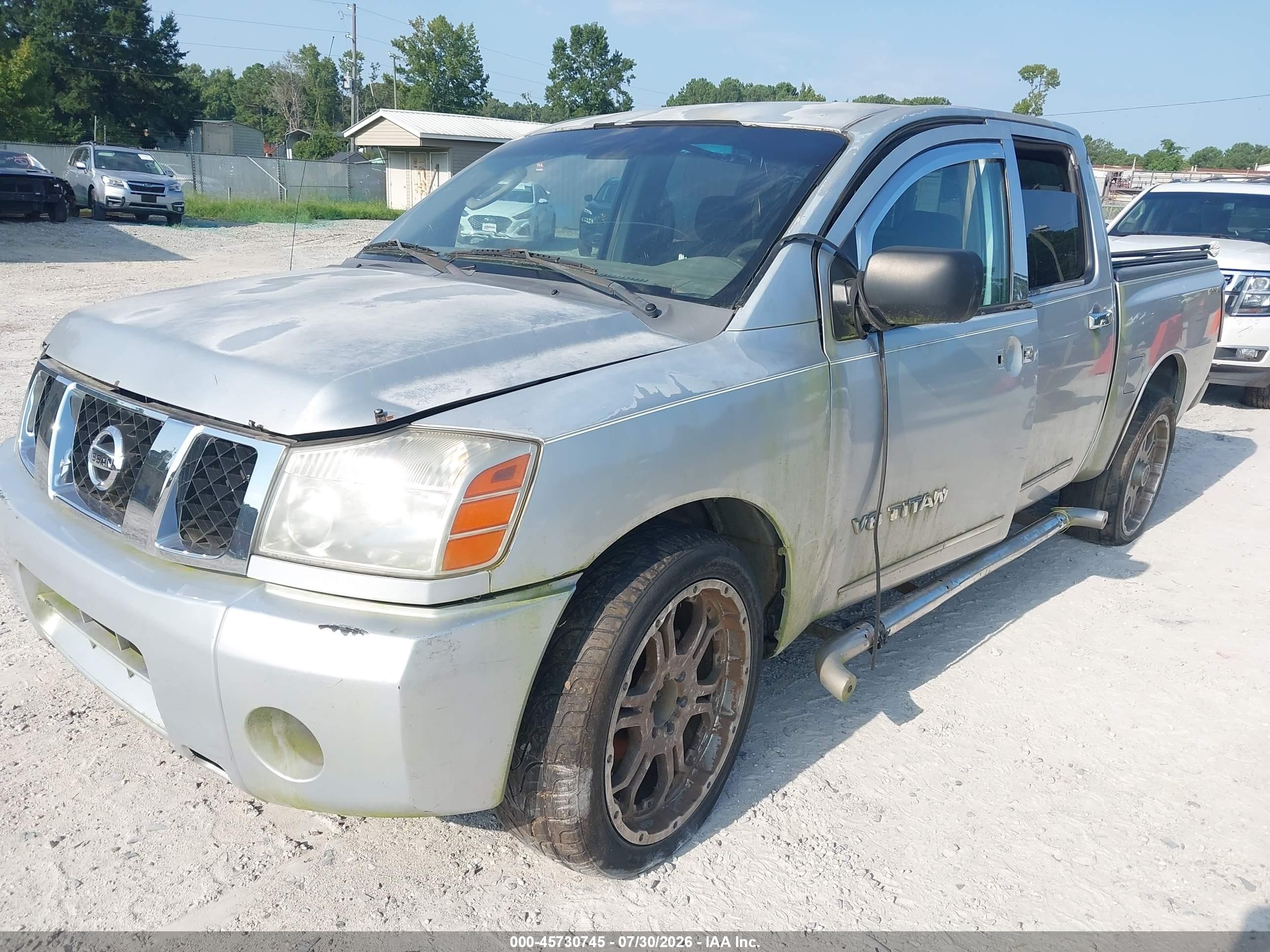 2006 Nissan Titan Xe Gray vin: 1N6BA07AX6N520302