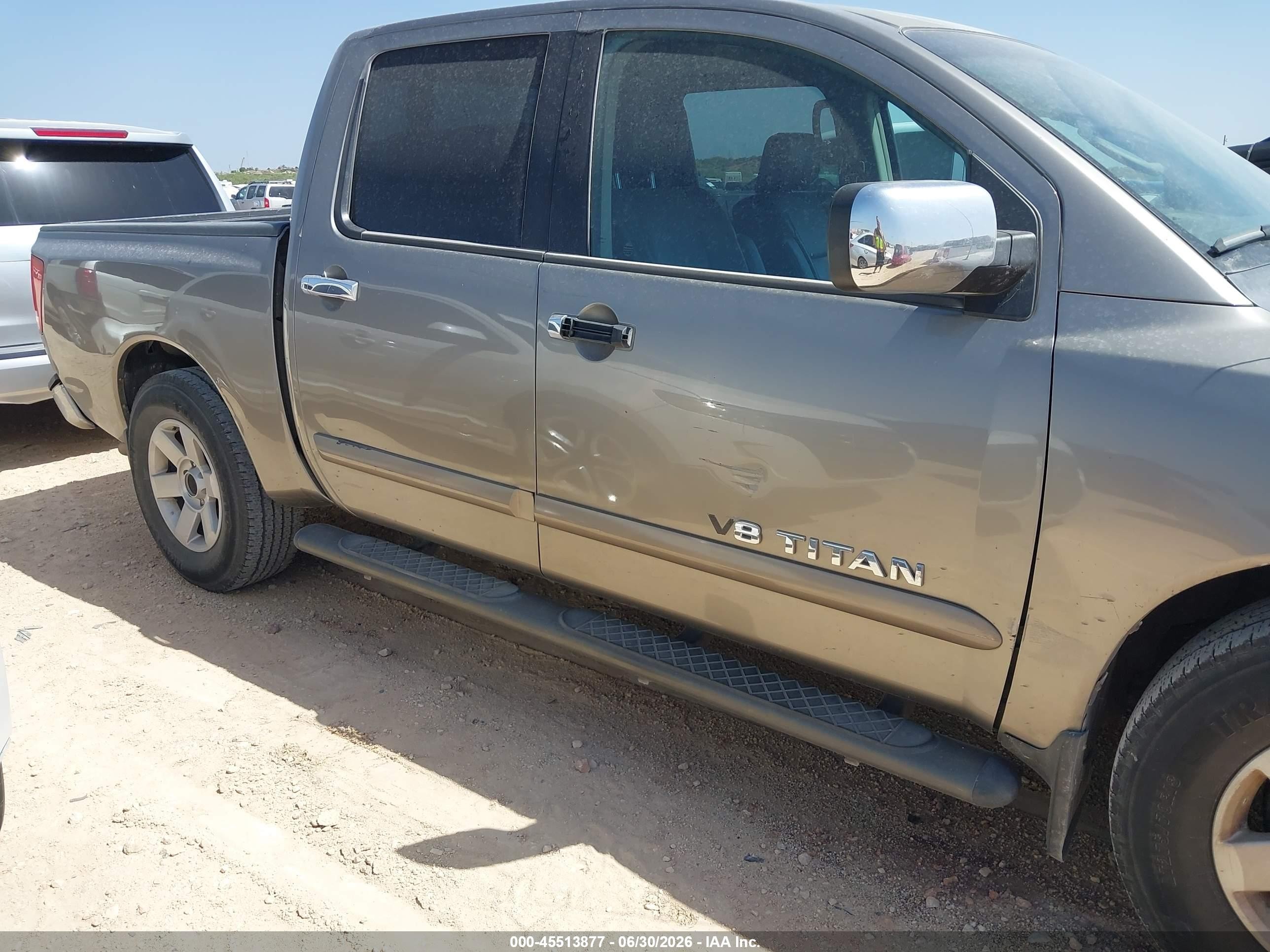 2006 Nissan Titan Le Beige vin: 1N6BA07AX6N550688