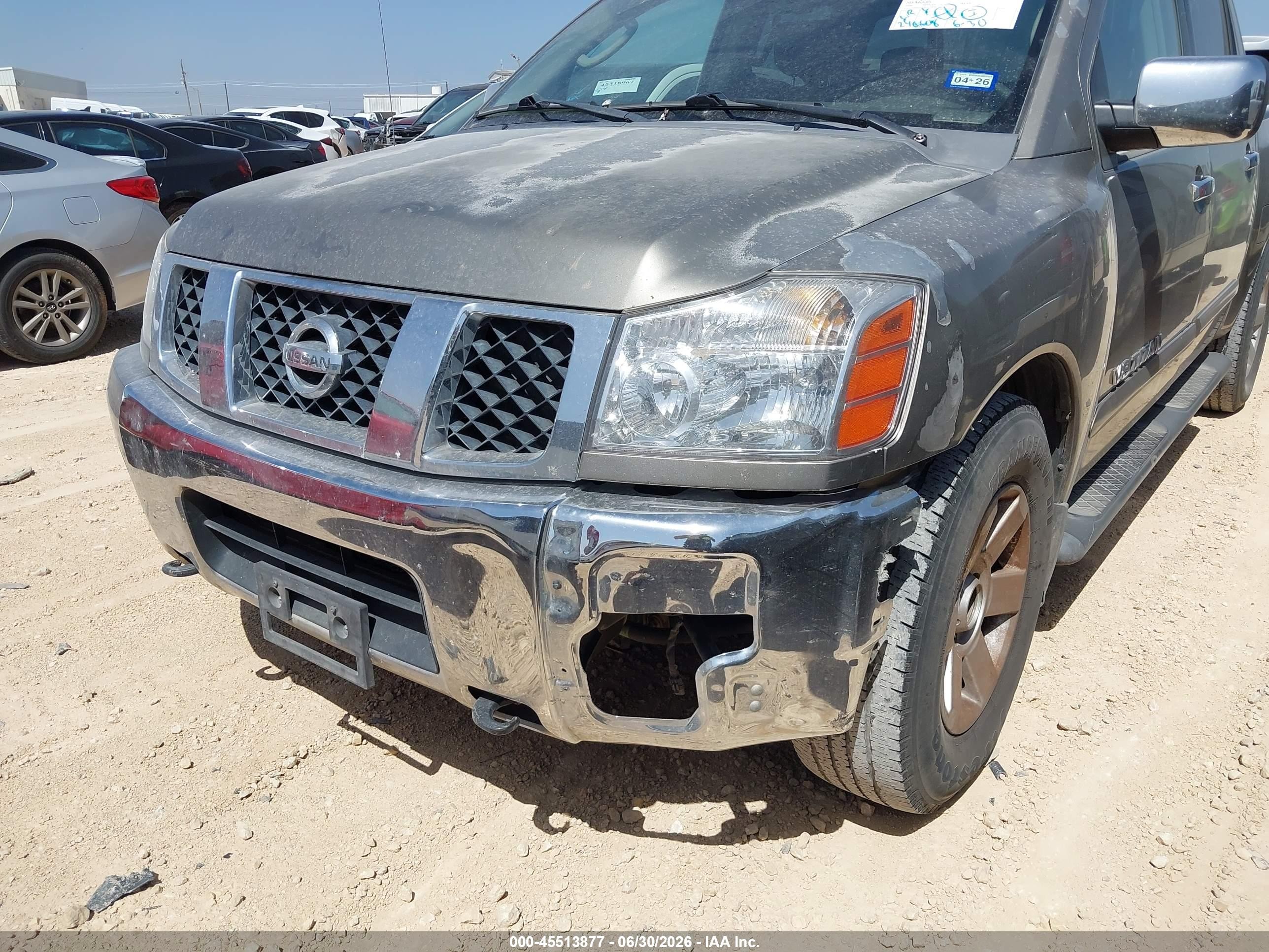 2006 Nissan Titan Le Beige vin: 1N6BA07AX6N550688