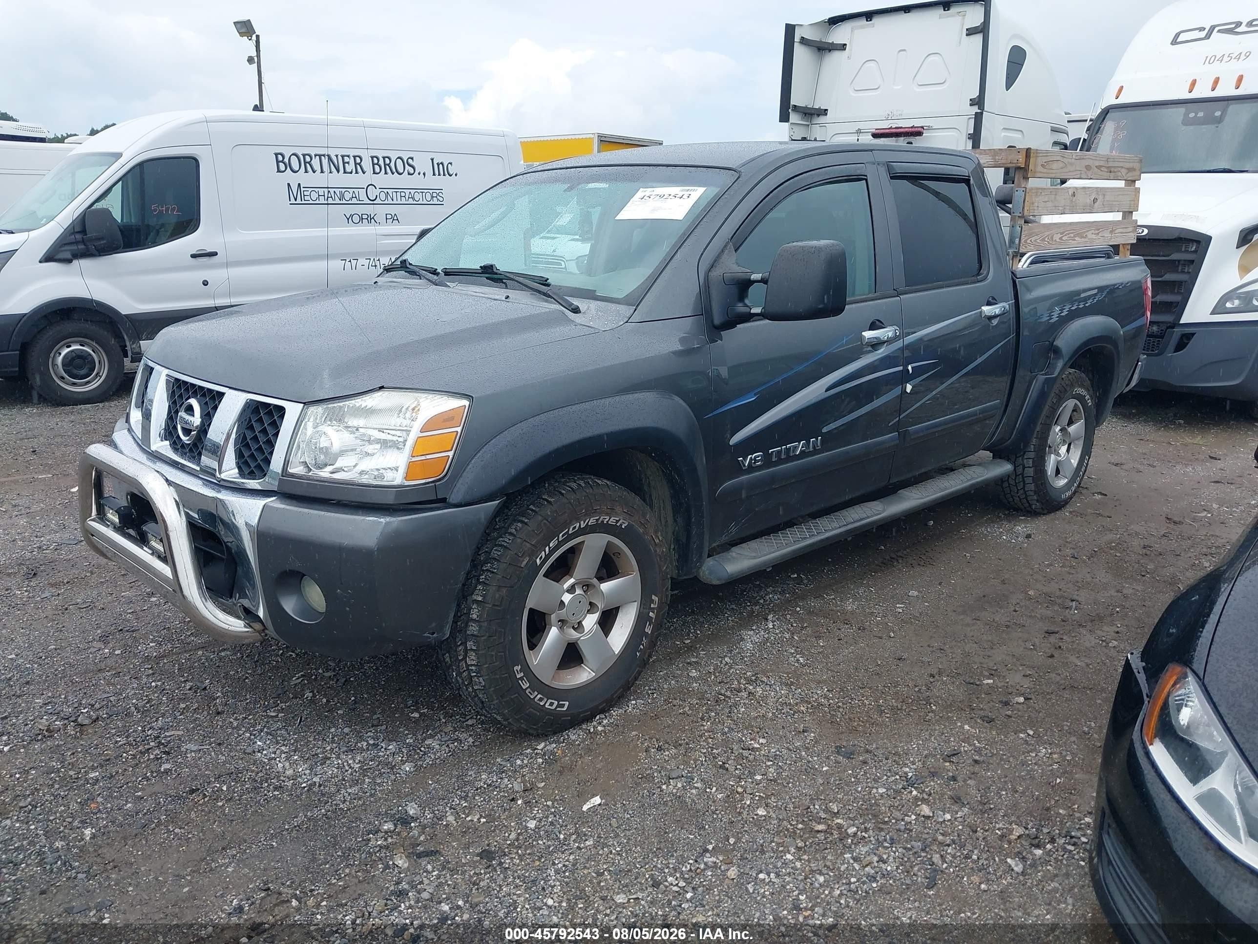 2006 Nissan Titan Se Серый vin: 1N6BA07B06N570361