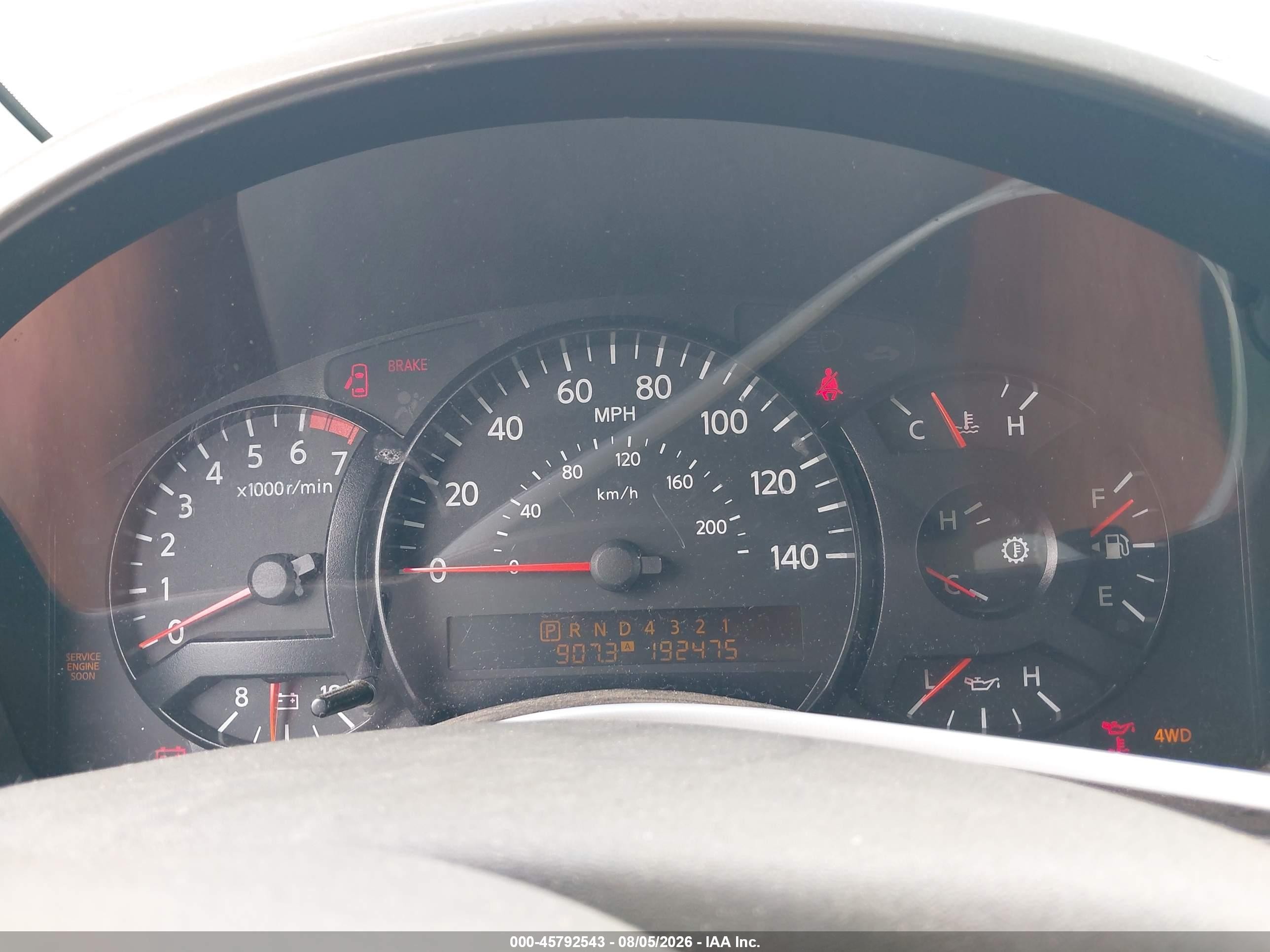 2006 Nissan Titan Se Серый vin: 1N6BA07B06N570361