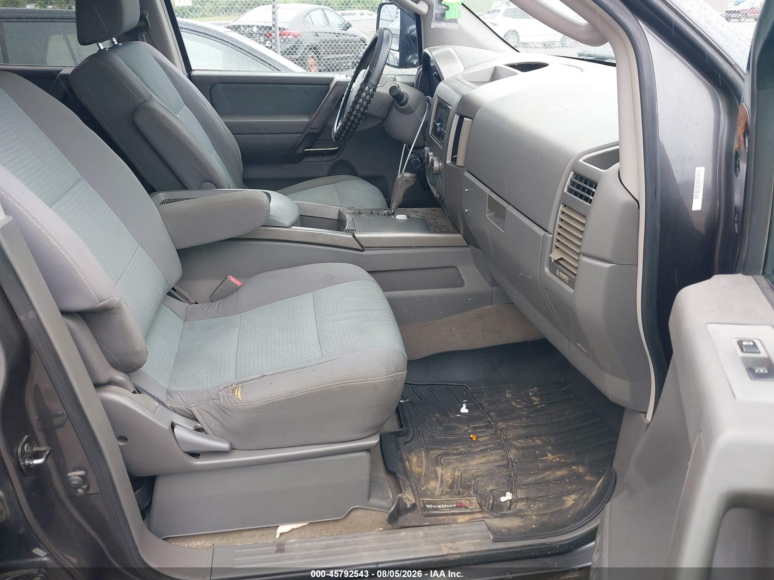 2006 Nissan Titan Se Серый vin: 1N6BA07B06N570361