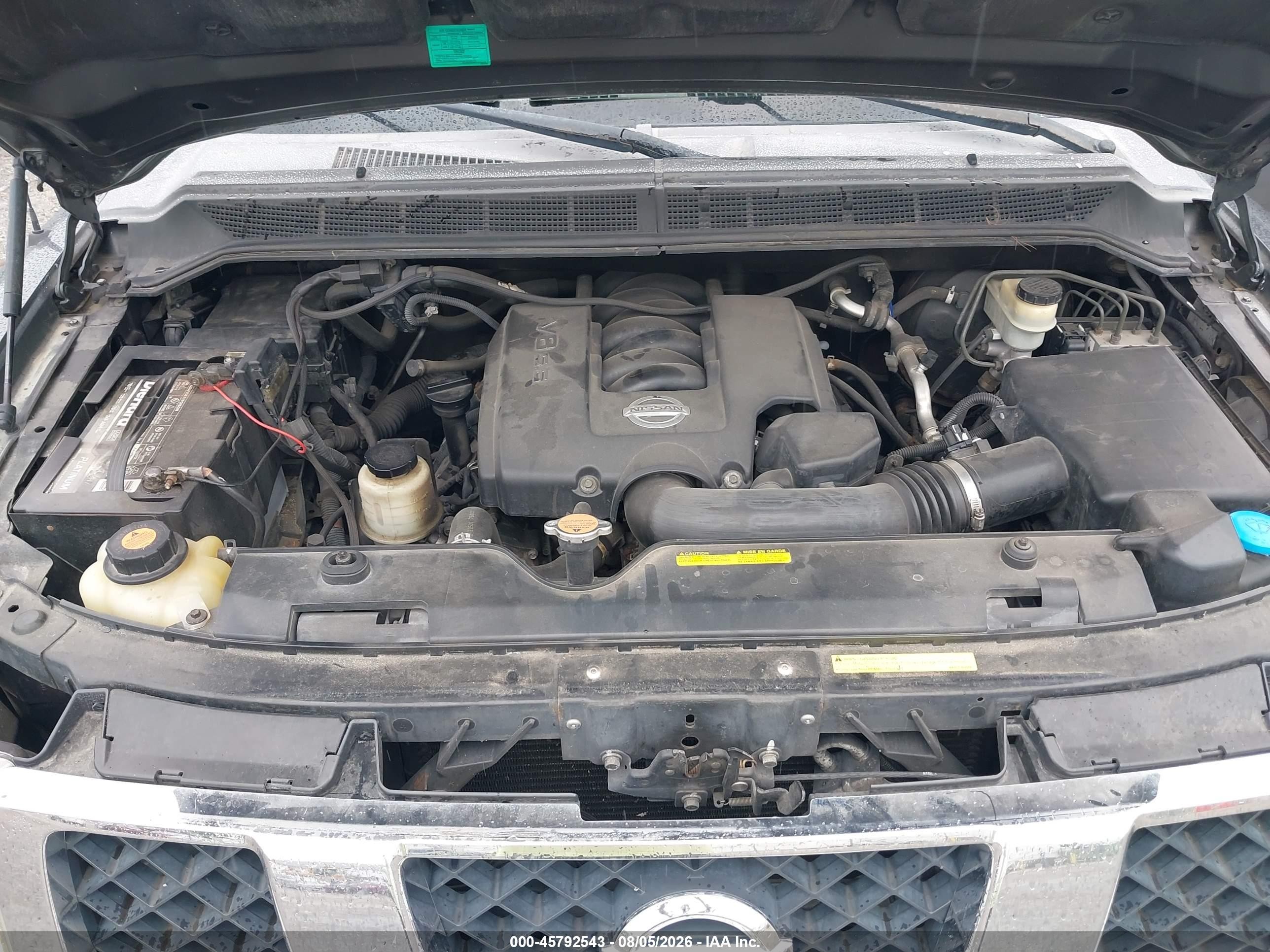 2006 Nissan Titan Se Серый vin: 1N6BA07B06N570361
