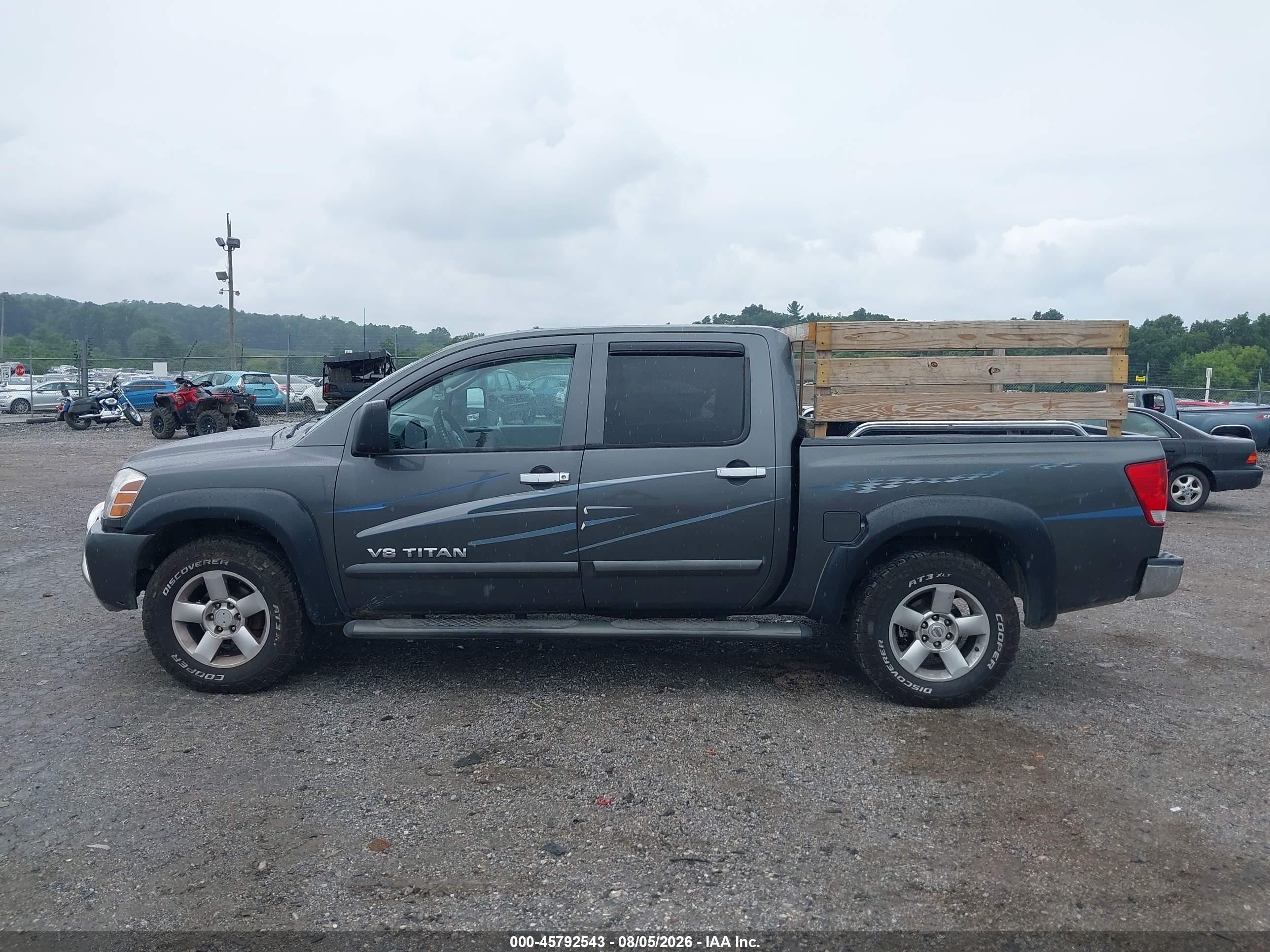 2006 Nissan Titan Se Серый vin: 1N6BA07B06N570361