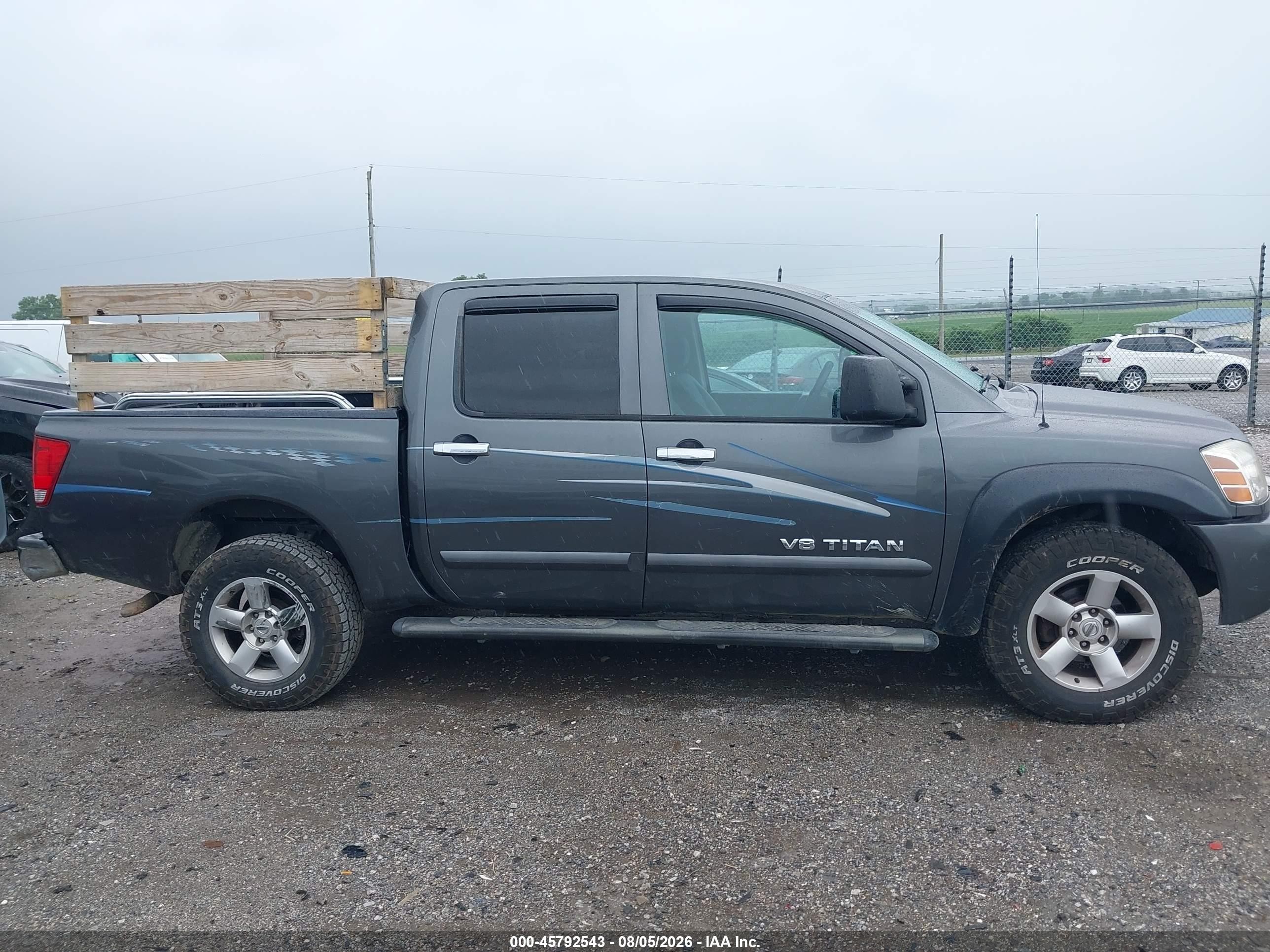 2006 Nissan Titan Se Серый vin: 1N6BA07B06N570361