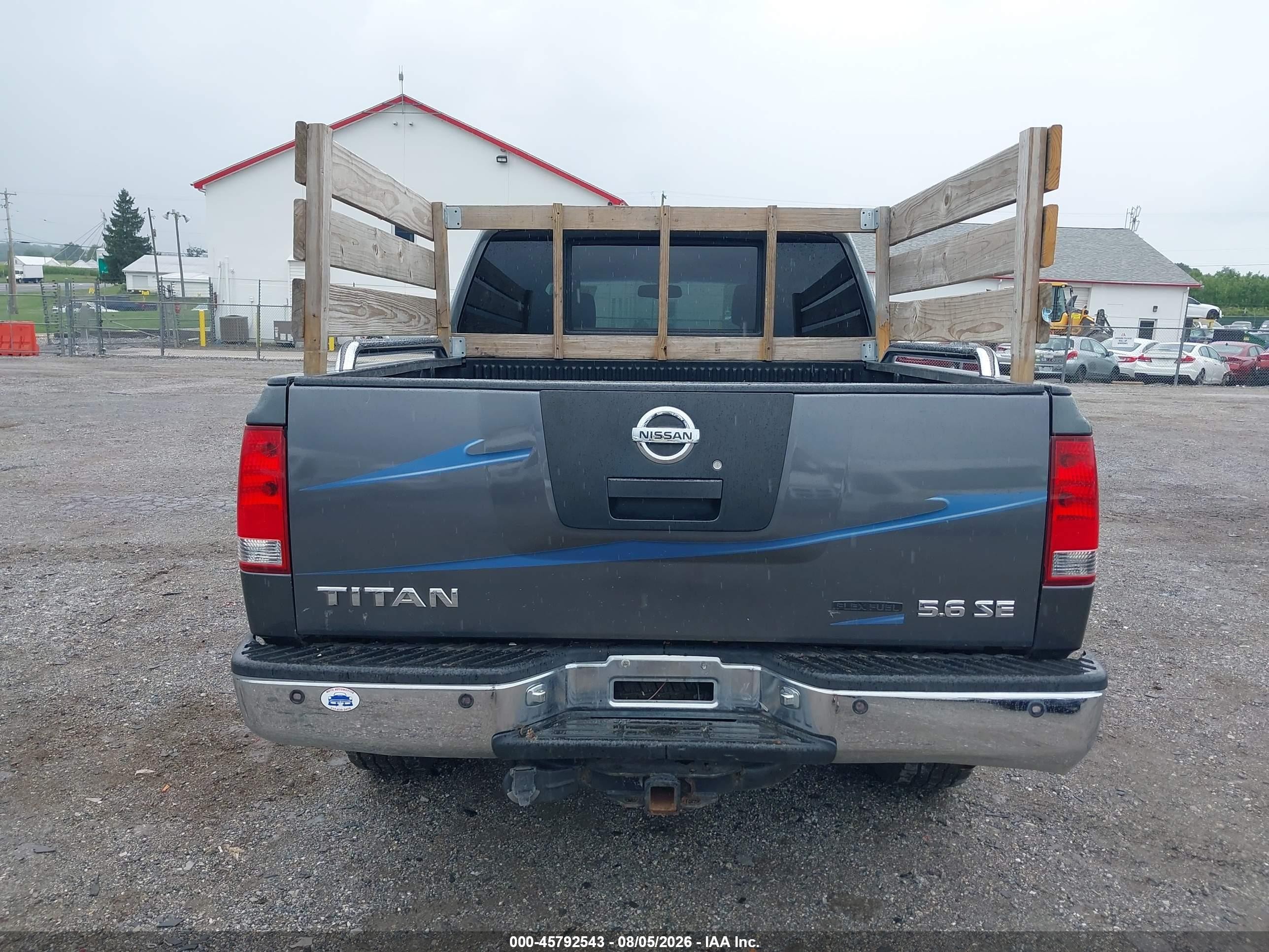 2006 Nissan Titan Se Серый vin: 1N6BA07B06N570361