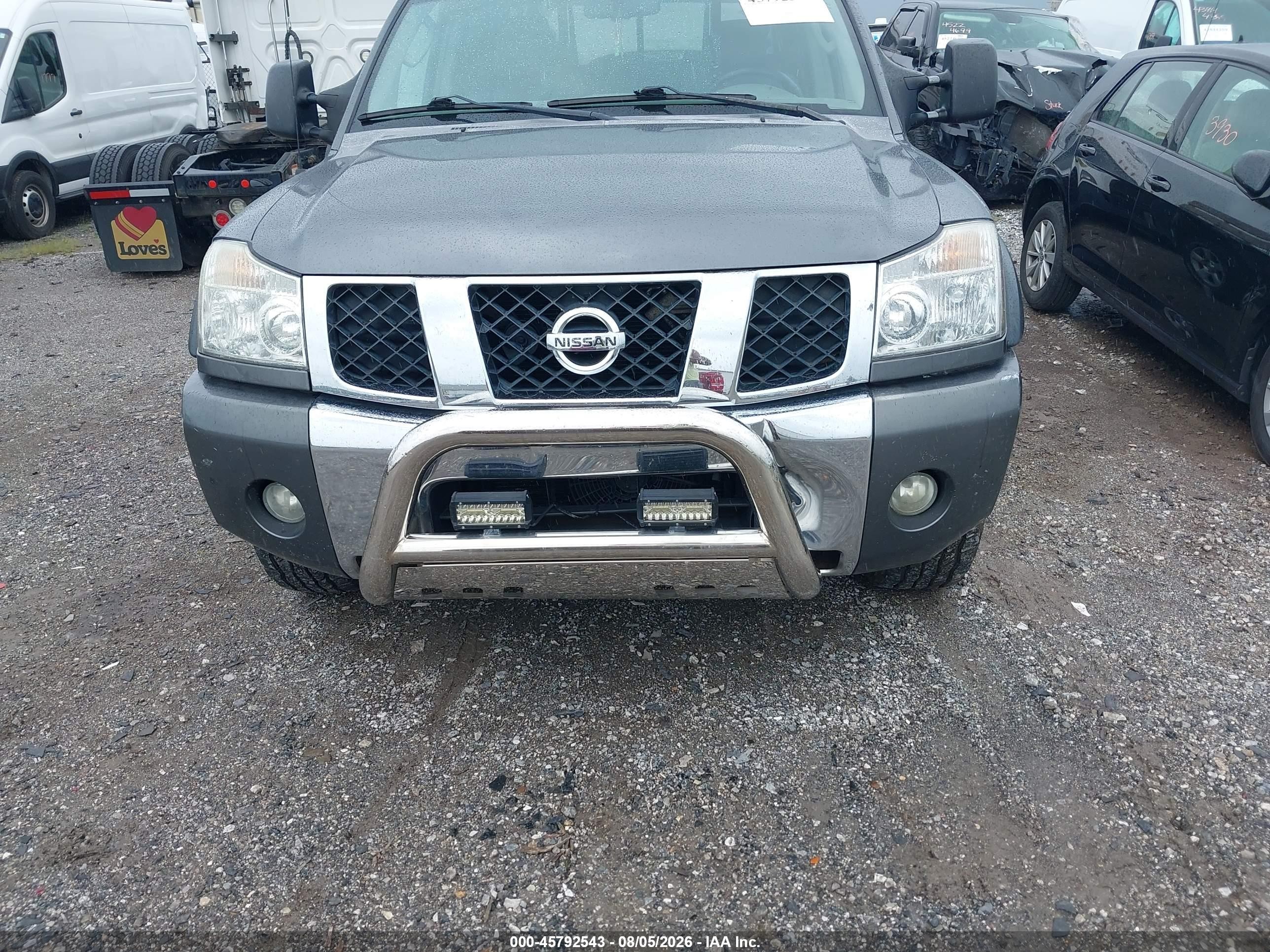 2006 Nissan Titan Se Серый vin: 1N6BA07B06N570361