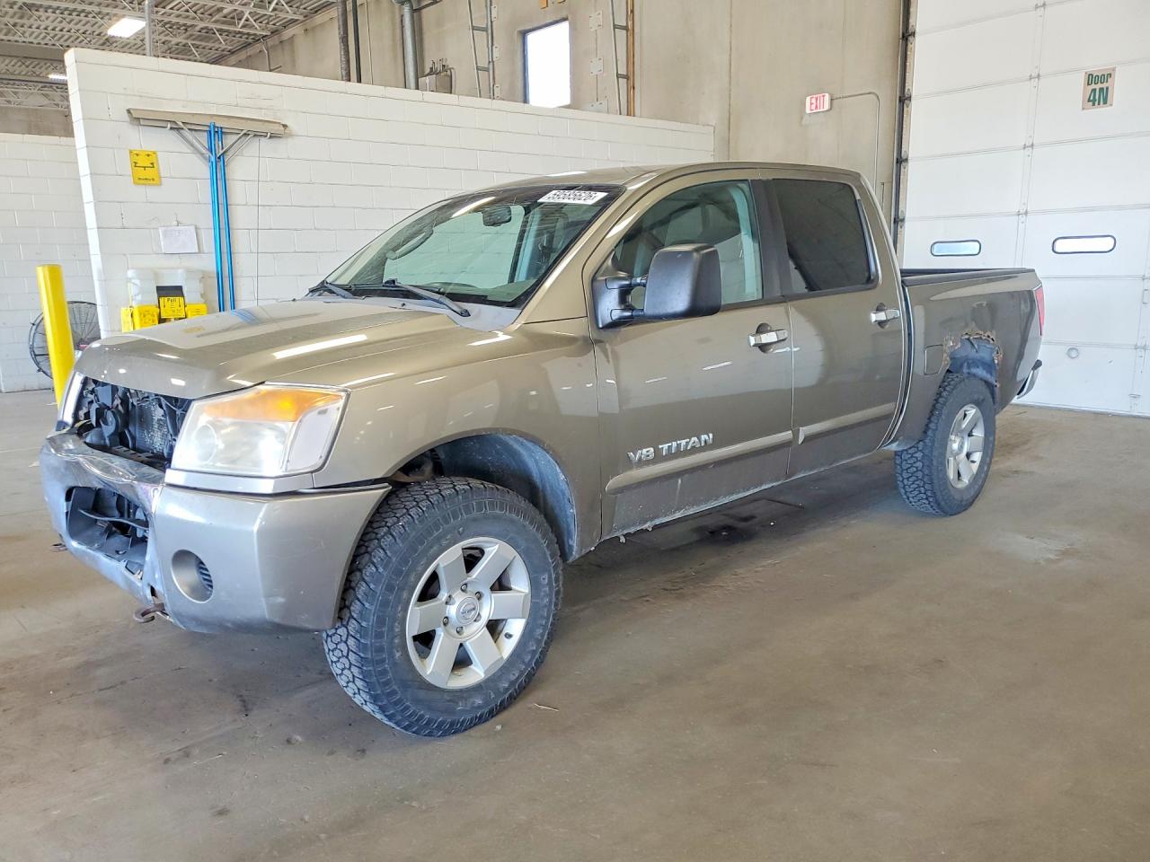 2006 Nissan Titan Xe Ffv Gray vin: 1N6BA07B06N573616