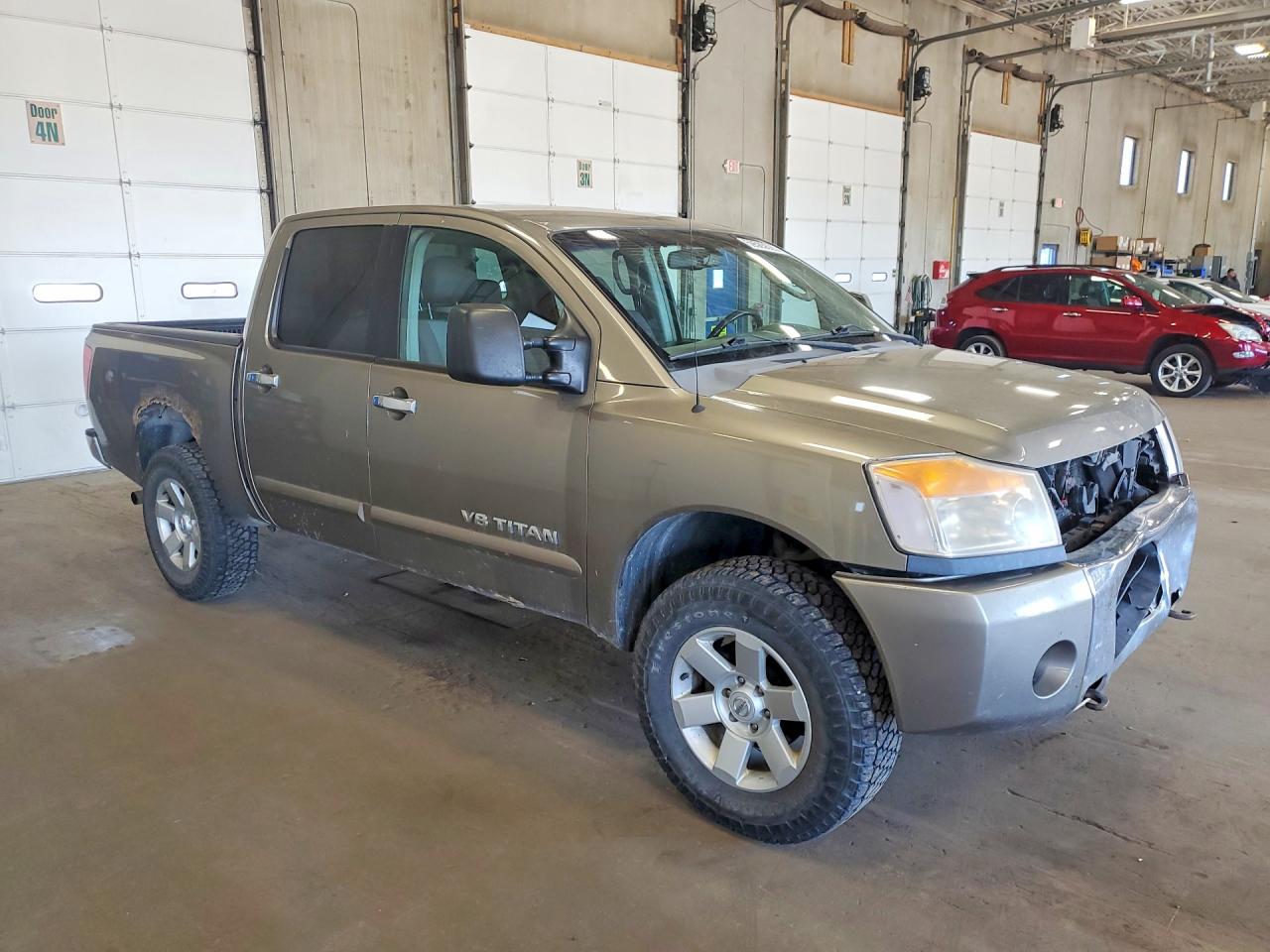 2006 Nissan Titan Xe Ffv Gray vin: 1N6BA07B06N573616