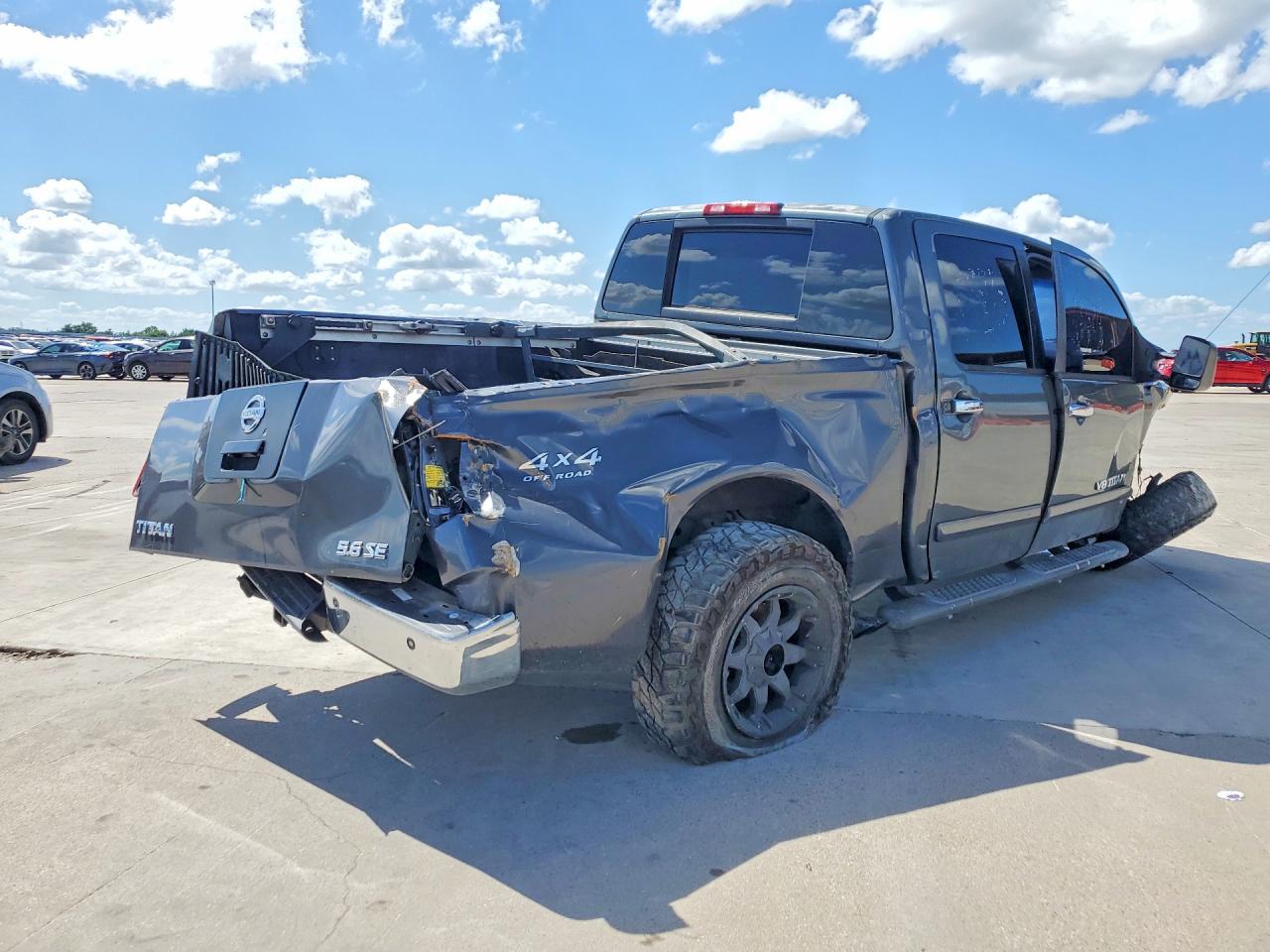 2007 Nissan Titan Xe Ffv Gray vin: 1N6BA07B07N230371