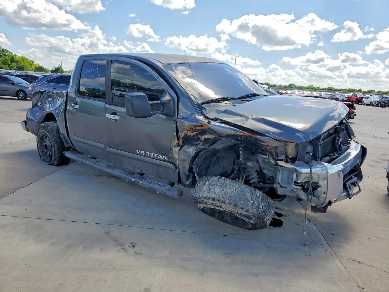 2007 Nissan Titan Xe Ffv Gray vin: 1N6BA07B07N230371