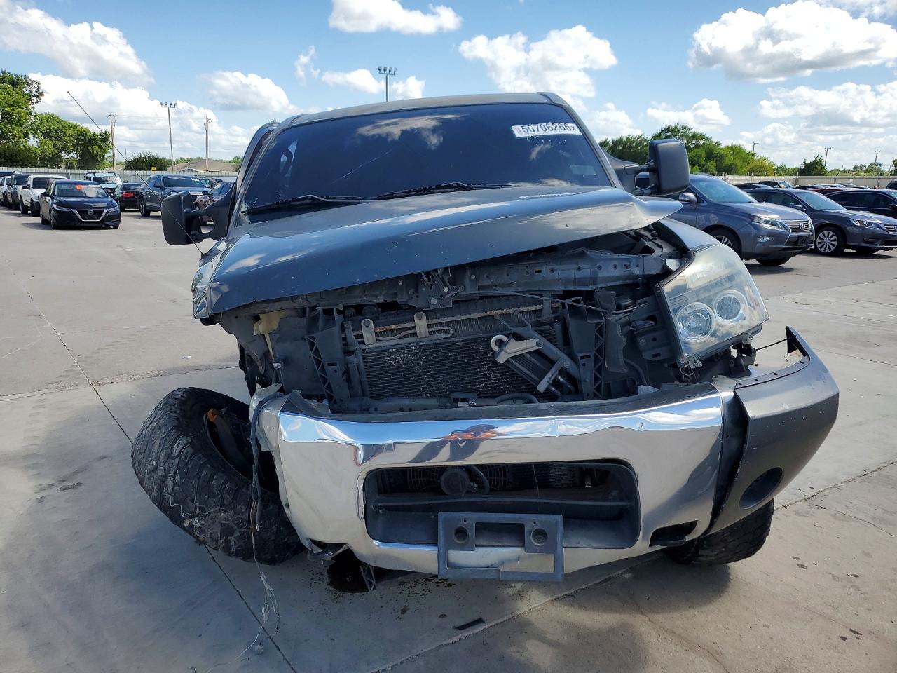 2007 Nissan Titan Xe Ffv Gray vin: 1N6BA07B07N230371